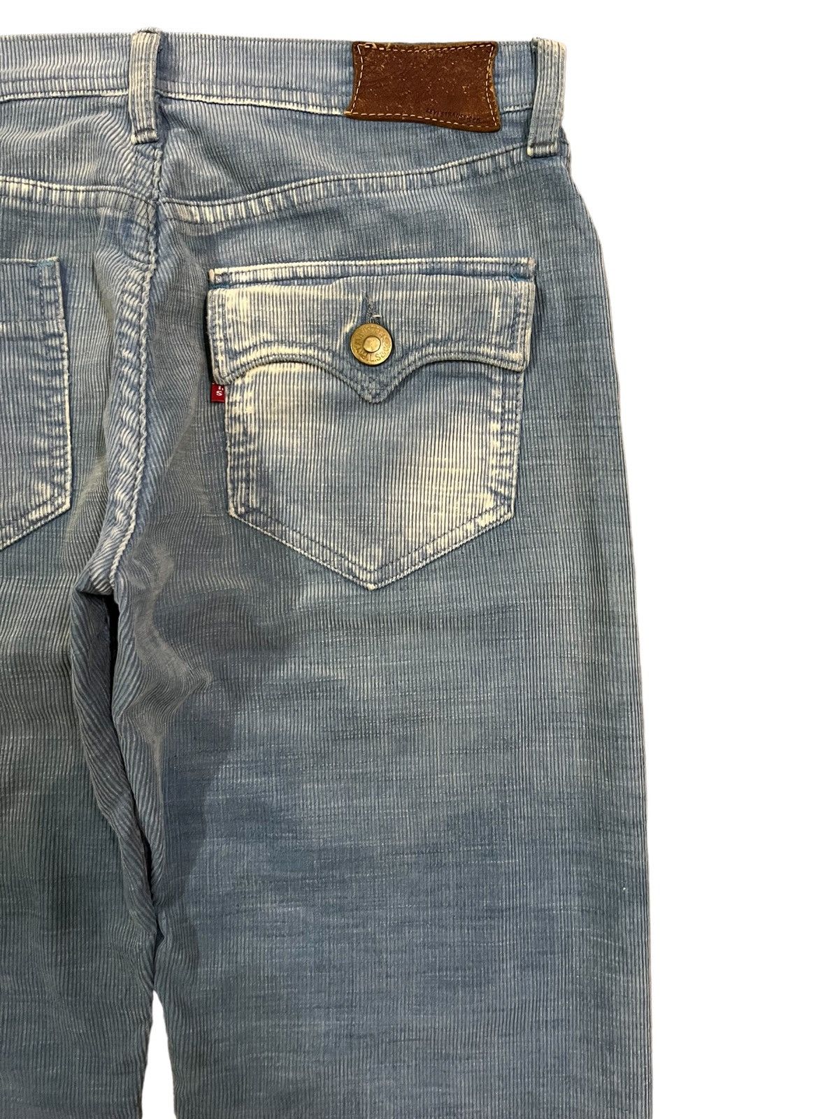 Levi's Vintage Levi’s 705 Blue Washed Bleached Corduroy Jeans Size US 30 / EU 46 - 8 Thumbnail
