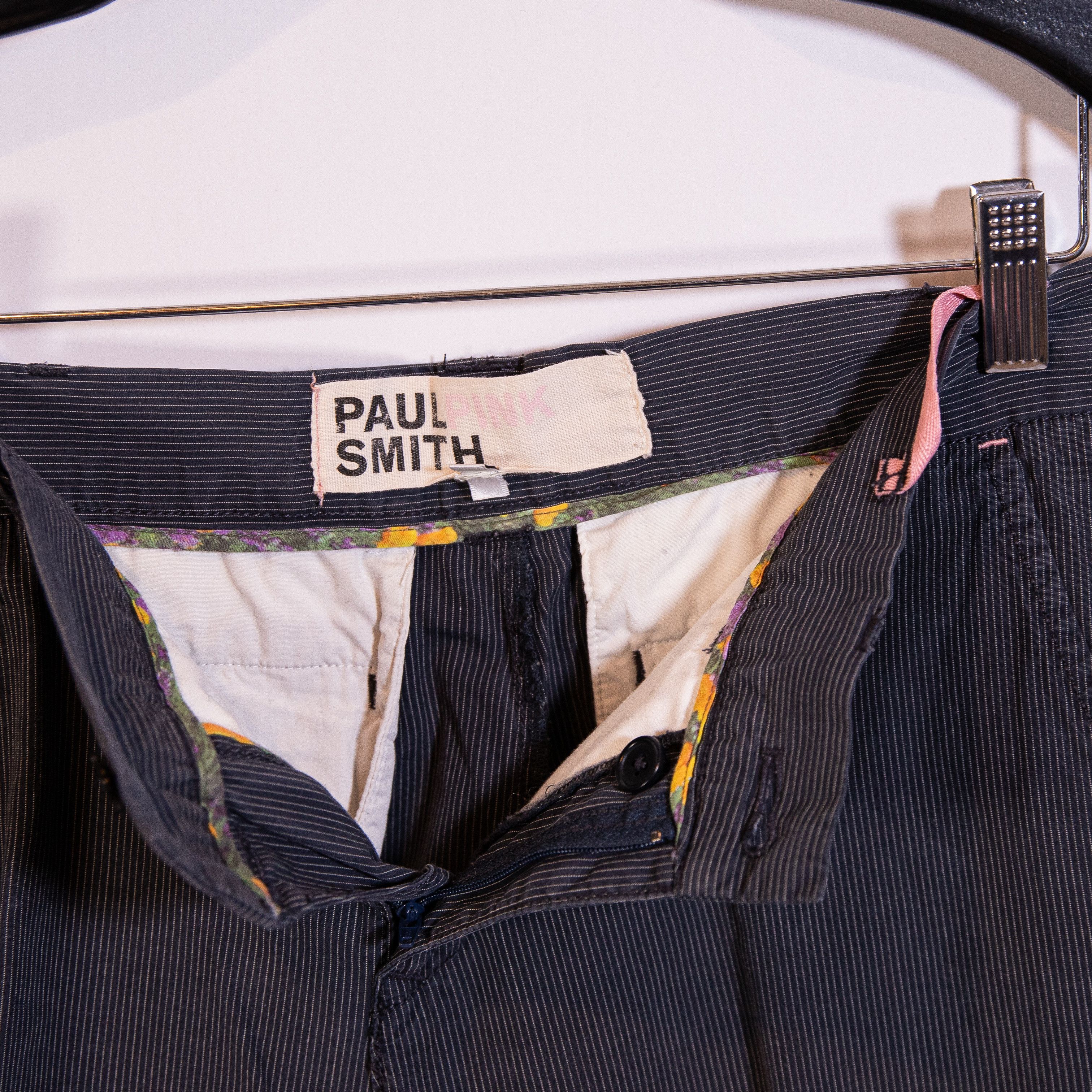 Paul Smith Paul Smith PINK Women's Cotton Poplin Blue Size 28" / US 6 / IT 42 - 2 Thumbnail
