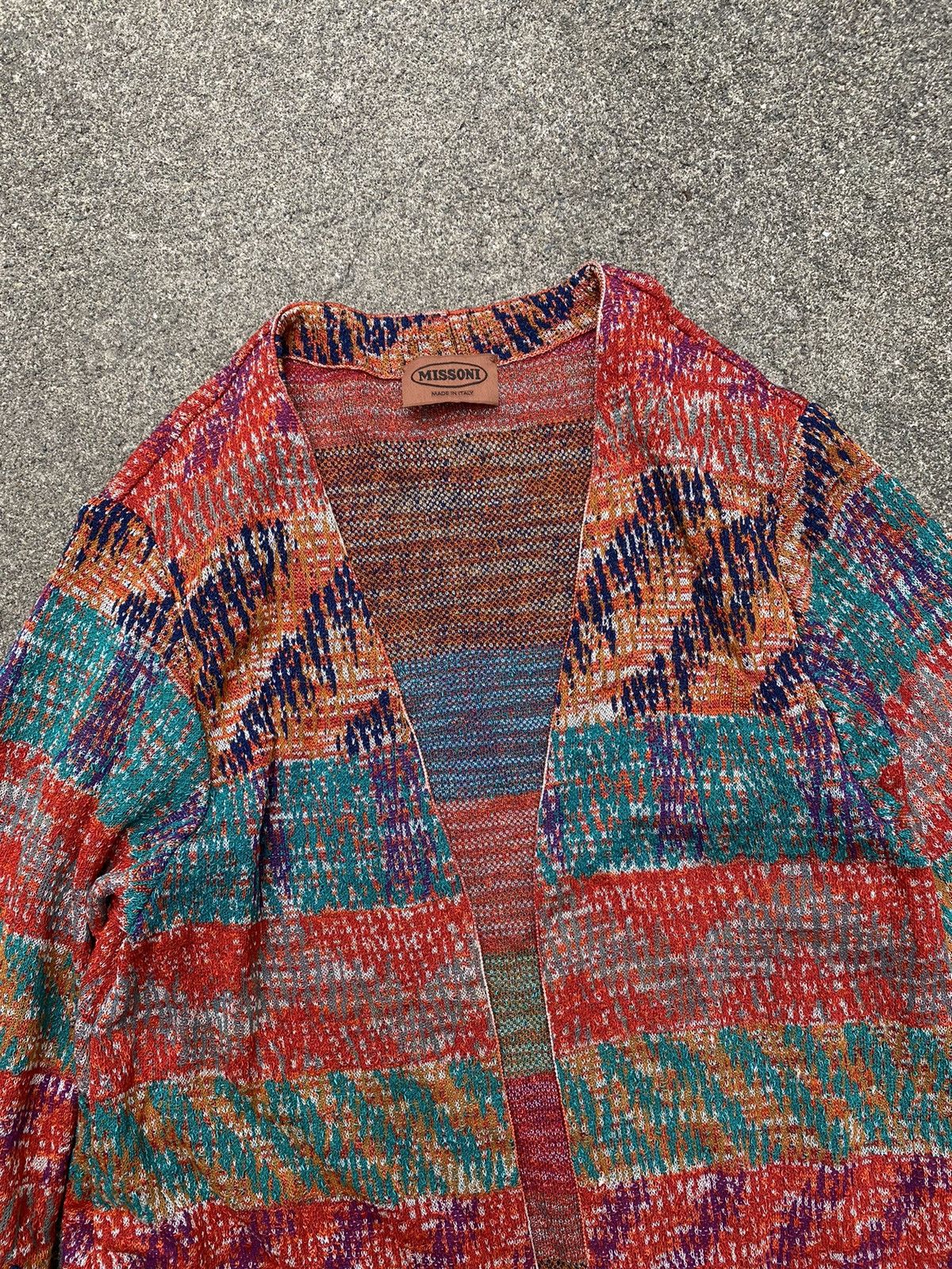 Missoni Archive Missoni Multicolored Knit Cardigan Size M / US 6-8 / IT 42-44 - 11 Thumbnail