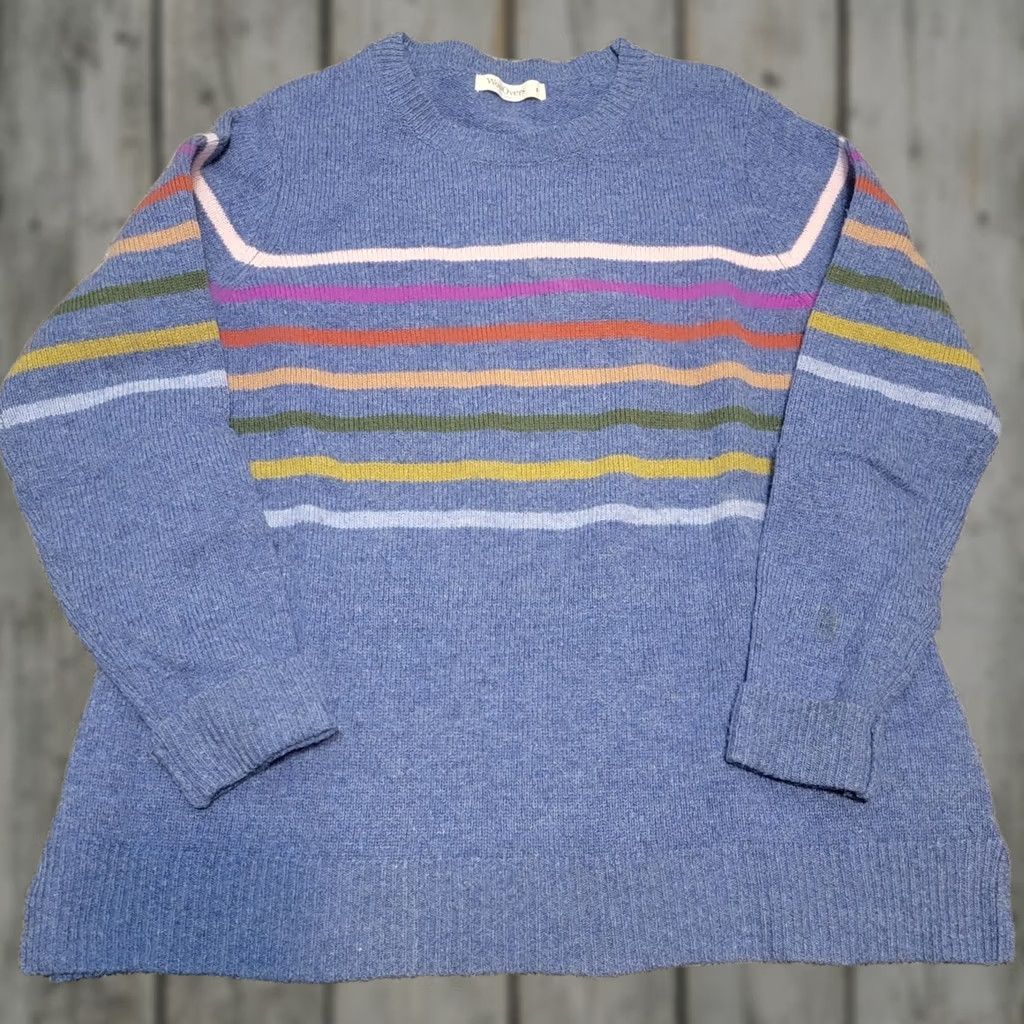 Rainbow WoolOvers Striped Rainbow Sweater Crewneck Small Women Long Sleeve Multicolor Pullover S Crew Neck Striped Rainbow Sweat er? Size S / US 4 / IT 40 - 1 Thumbnail