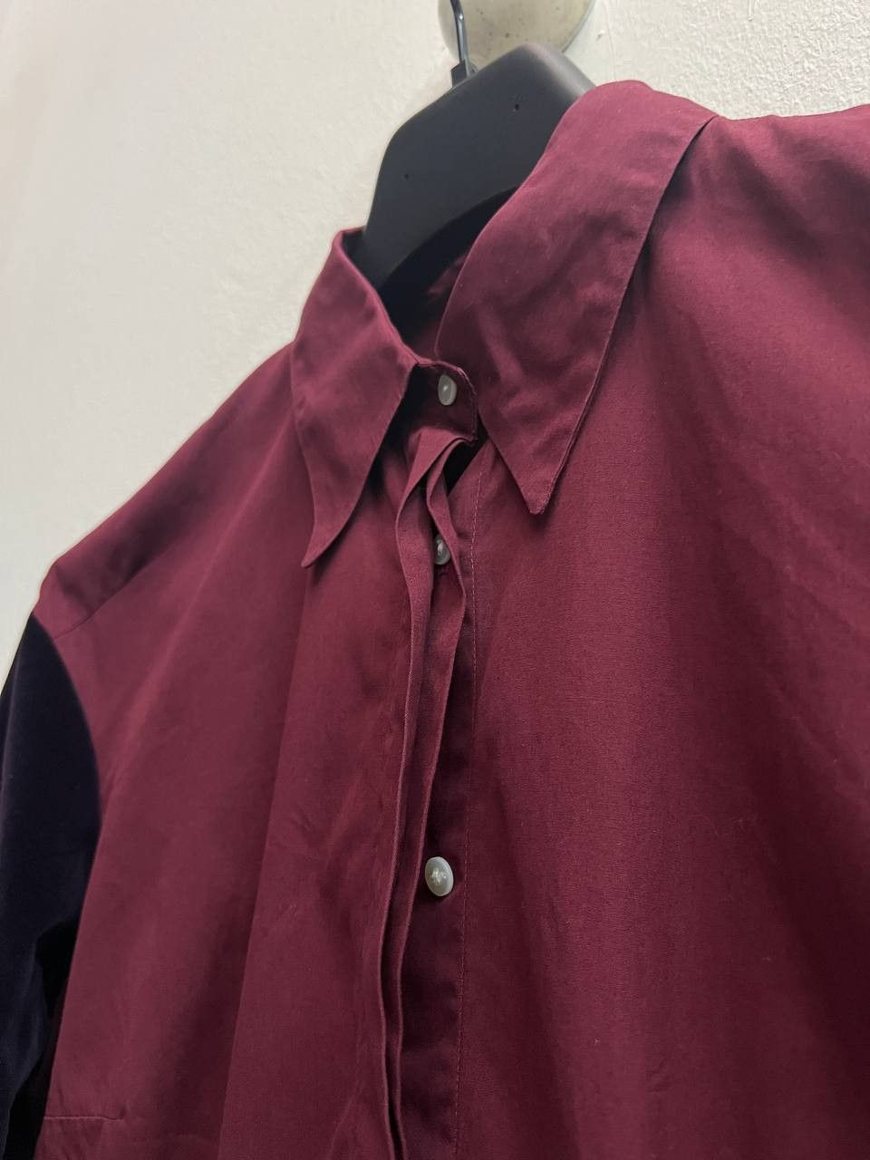Dries Van Noten 90s Dries Van Noten Velvet Sleeve Shirt Size US S / EU 44-46 / 1 - 6 Thumbnail