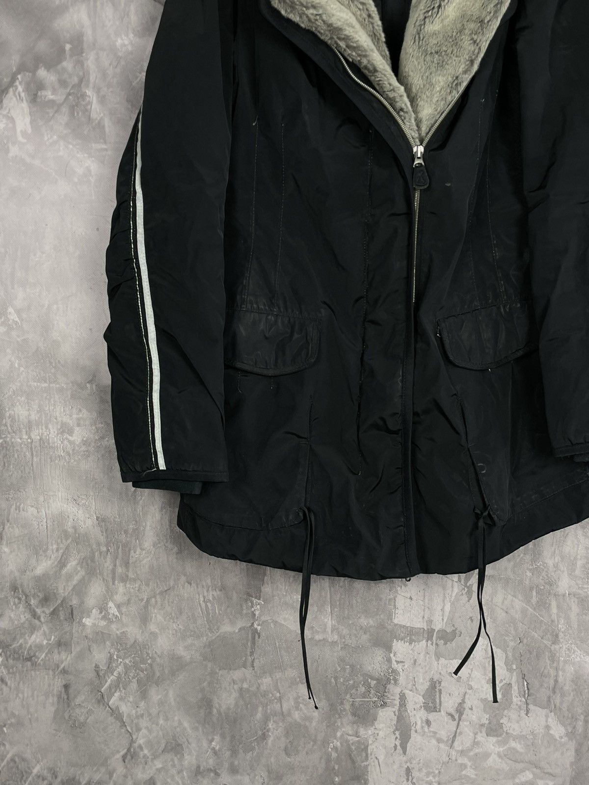 Marithe + Francois Girbaud Marithe Francois Girbaud Y2K Faux Fur Collar jacket Size M / US 6-8 / IT 42-44 - 5 Thumbnail
