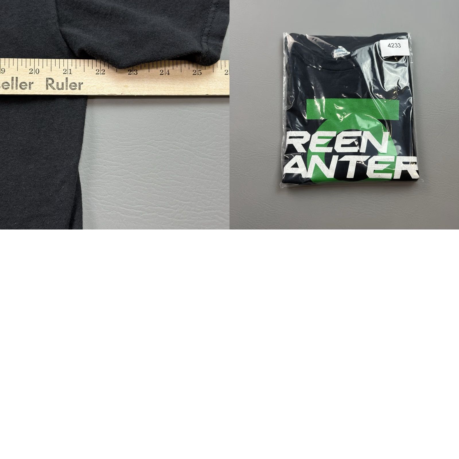 Delta VINTAGE Green Lantern Shirt Mens Large Black DC Comics Reeses Movie Promo Ryan Reynolds Size US L / EU 52-54 / 3 - 9 Thumbnail