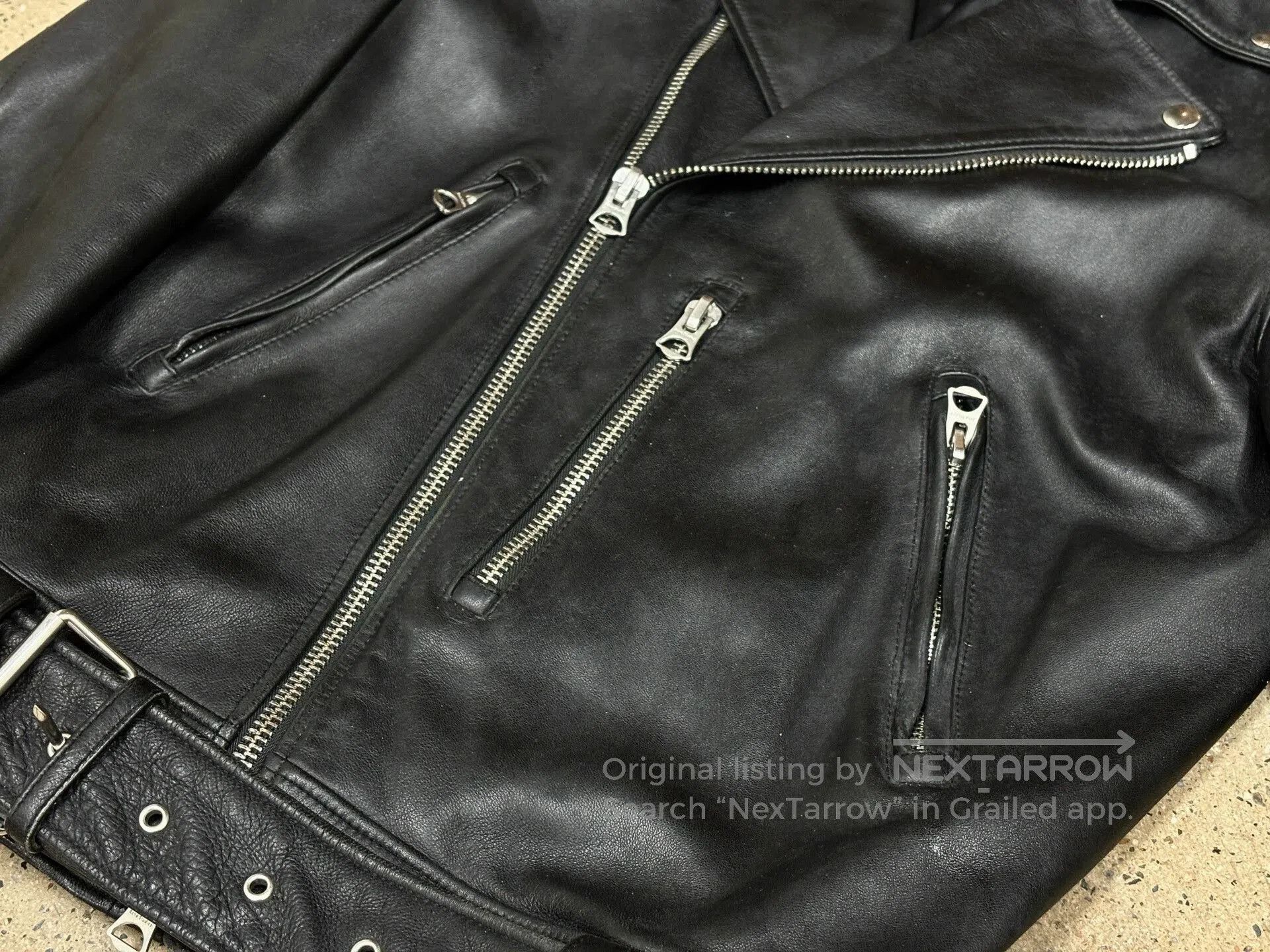 Acne Studios Acne Studios Sheepskin Biker Jacket. Size M / US 6-8 / IT 42-44 - 7 Thumbnail