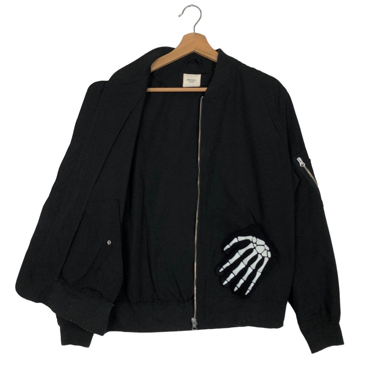 Japanese Brand 🔥90s Issey Miyake Design Bomber Jacket Browny Vintage Black Size US L / EU 52-54 / 3 - 10 Thumbnail