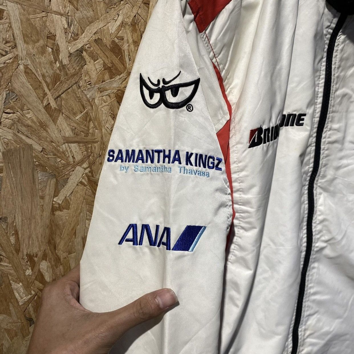 Honda × Vintage Vintage Honda Racing Jacket – Bridgestone x Samantha Kingz Size US L / EU 52-54 / 3 - 5 Thumbnail