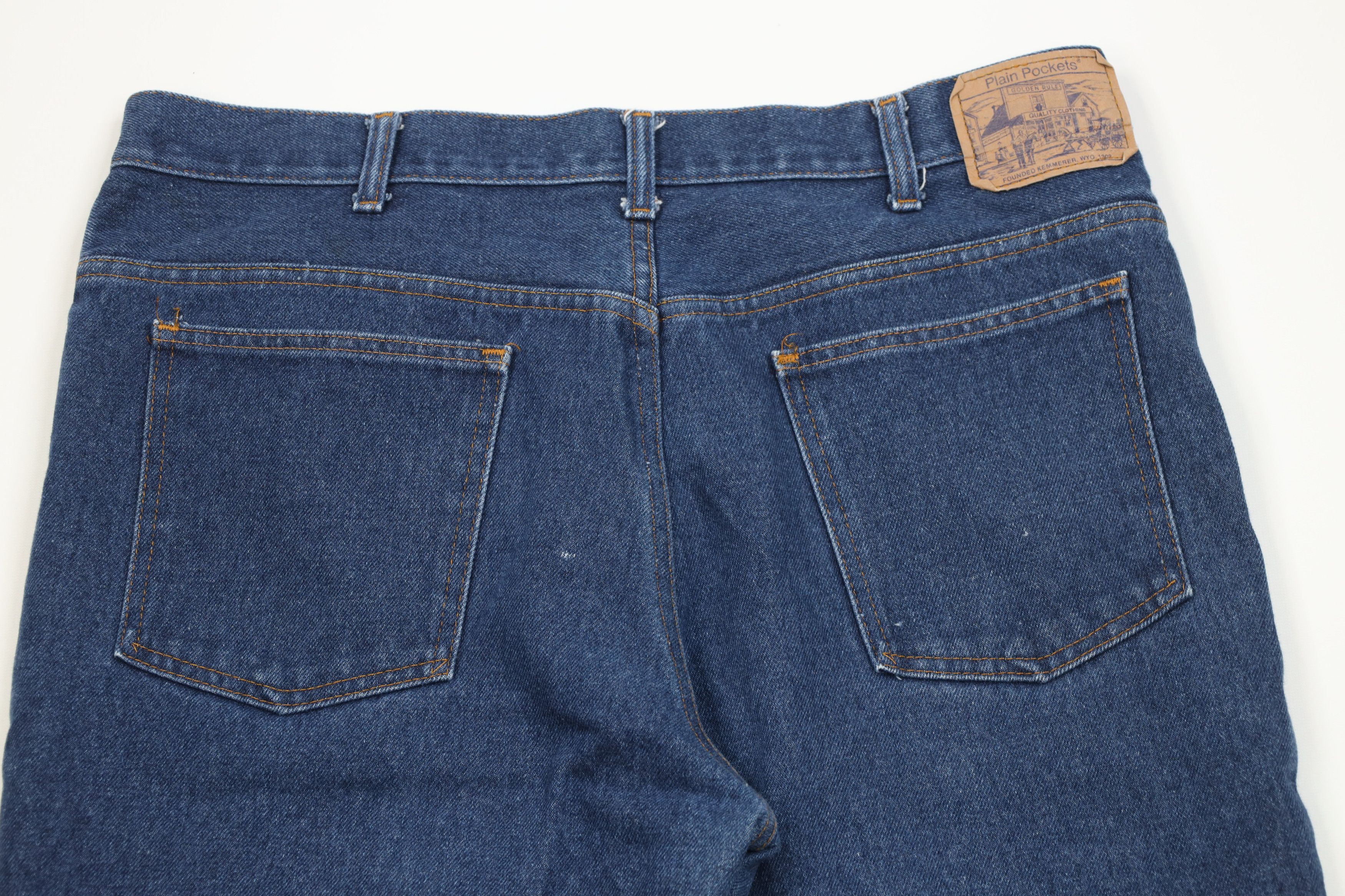 Vintage Vintage 70s Streetwear Bell Bottoms Denim Jeans Blue USA Size US 36 / EU 52 - 11 Thumbnail