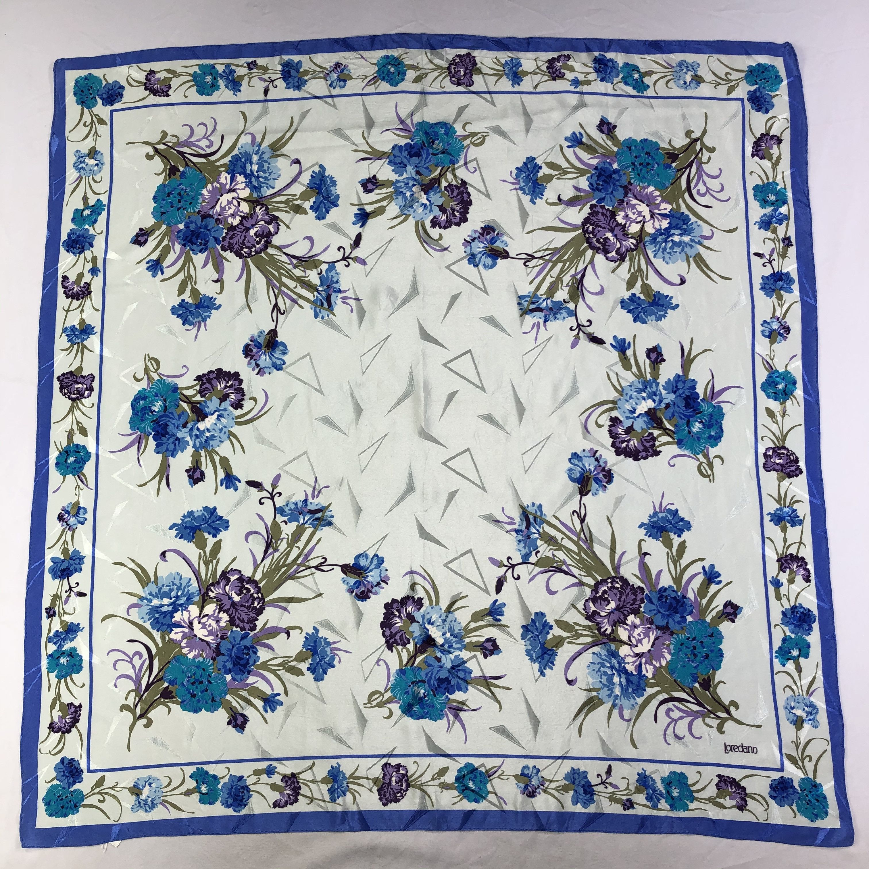 Vintage Vintage Loredano Silk Scarf Size ONE SIZE - 2 Thumbnail