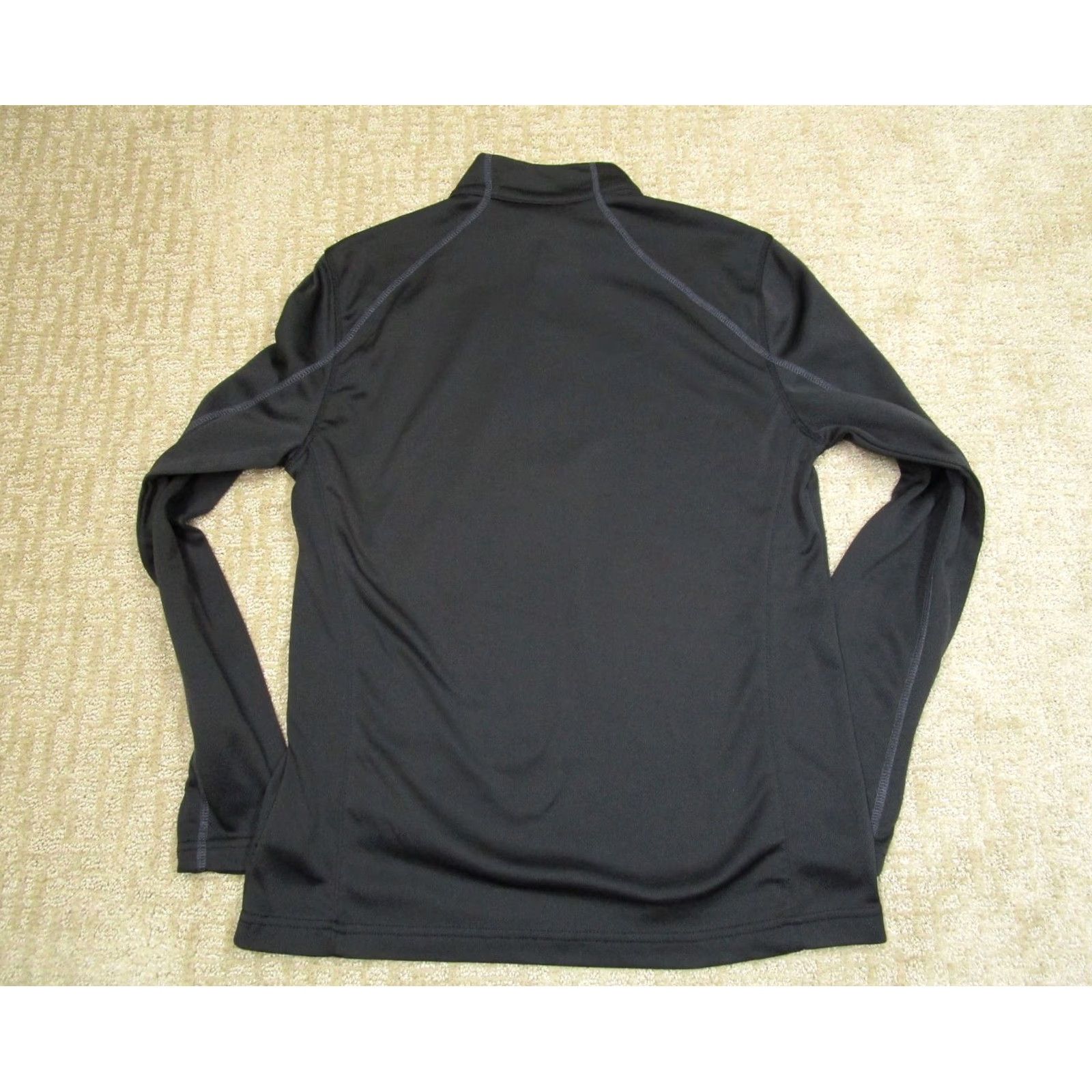 Spyder Spyder Pullover Men M Black 1/4 Zip Active Training Run Gym Knit Polyester Logo Regular Long Sleeve Vintage? No Size US M / EU 48-50 / 2 - 3 Thumbnail