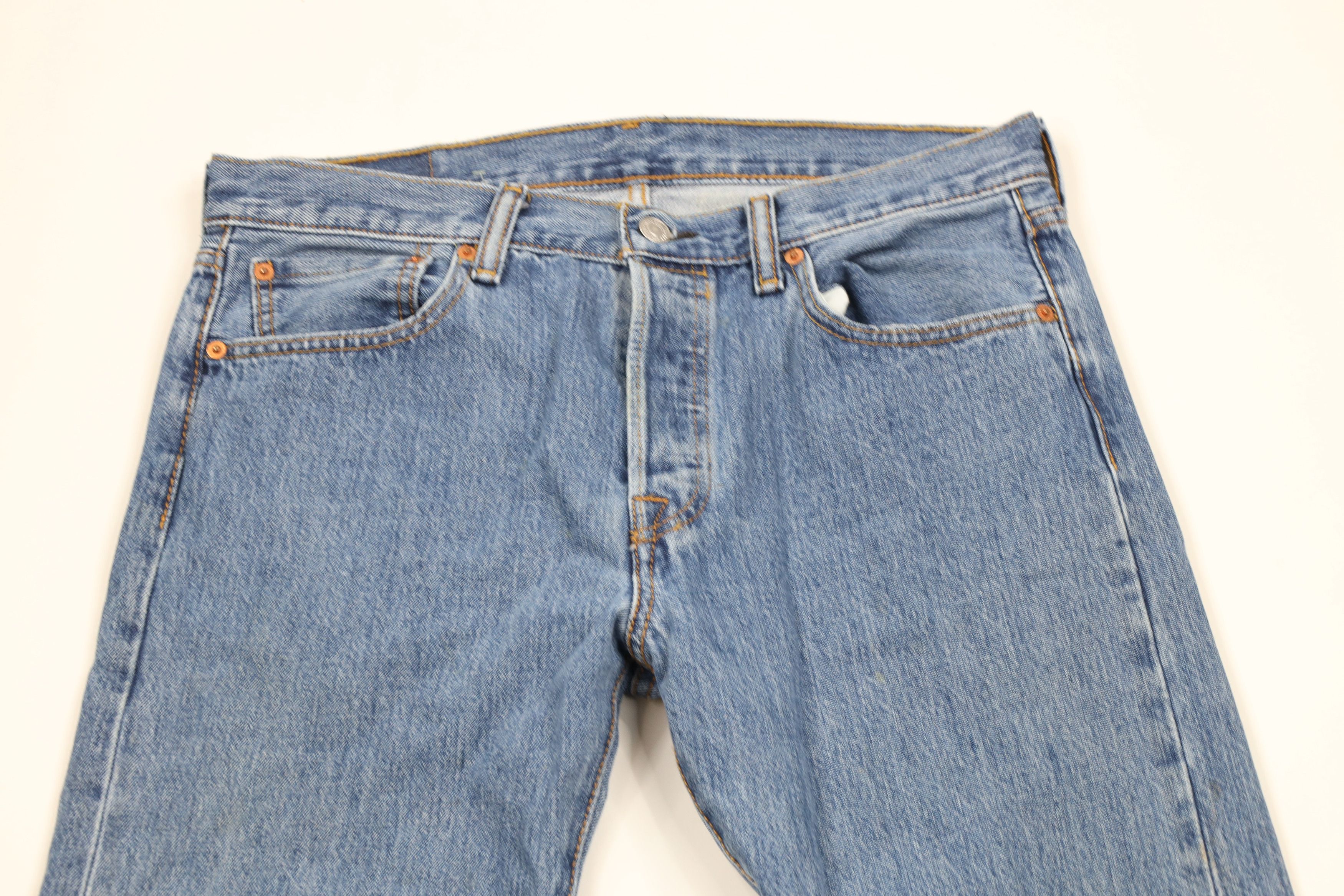 Levi's × Vintage Vintage Y2K Levis 501xx Button Fly Original Fit Denim Jeans Size US 32 / EU 48 - 2 Thumbnail