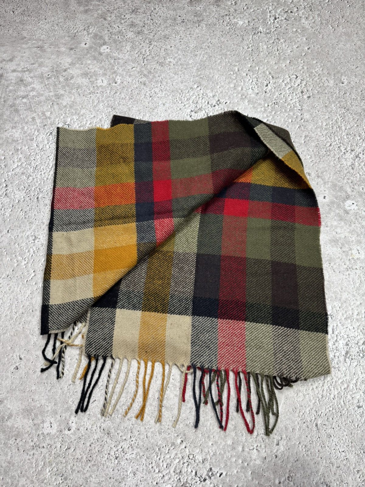 Barbour Barbour Lambswool Cashmere Tartan Plaid Scarf 170x40 cm UK Size ONE SIZE - 9 Thumbnail