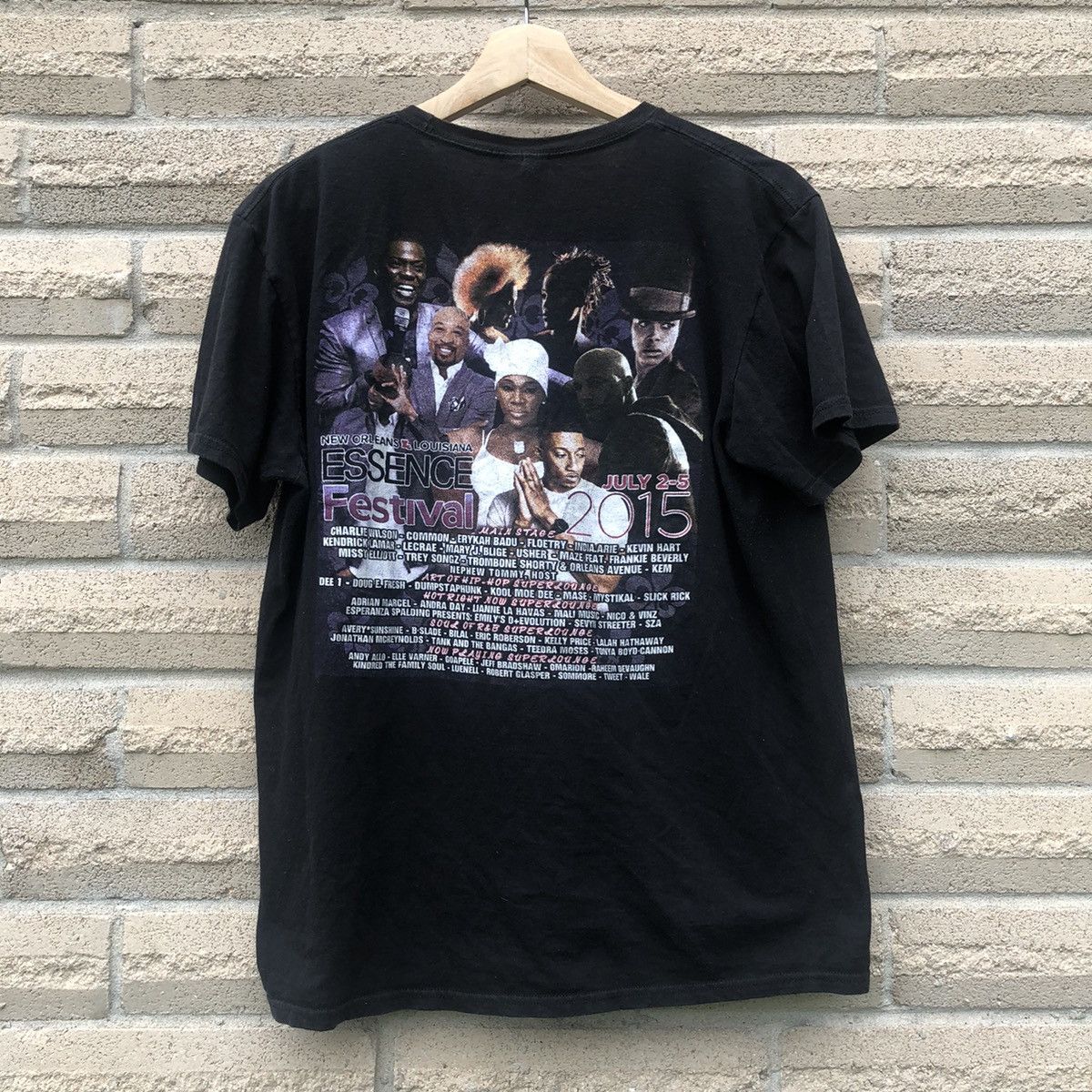 Rap Tees New Orleans Essence Festival 2015 graphic Rap tee shirt L Size US L / EU 52-54 / 3 - 2 Thumbnail