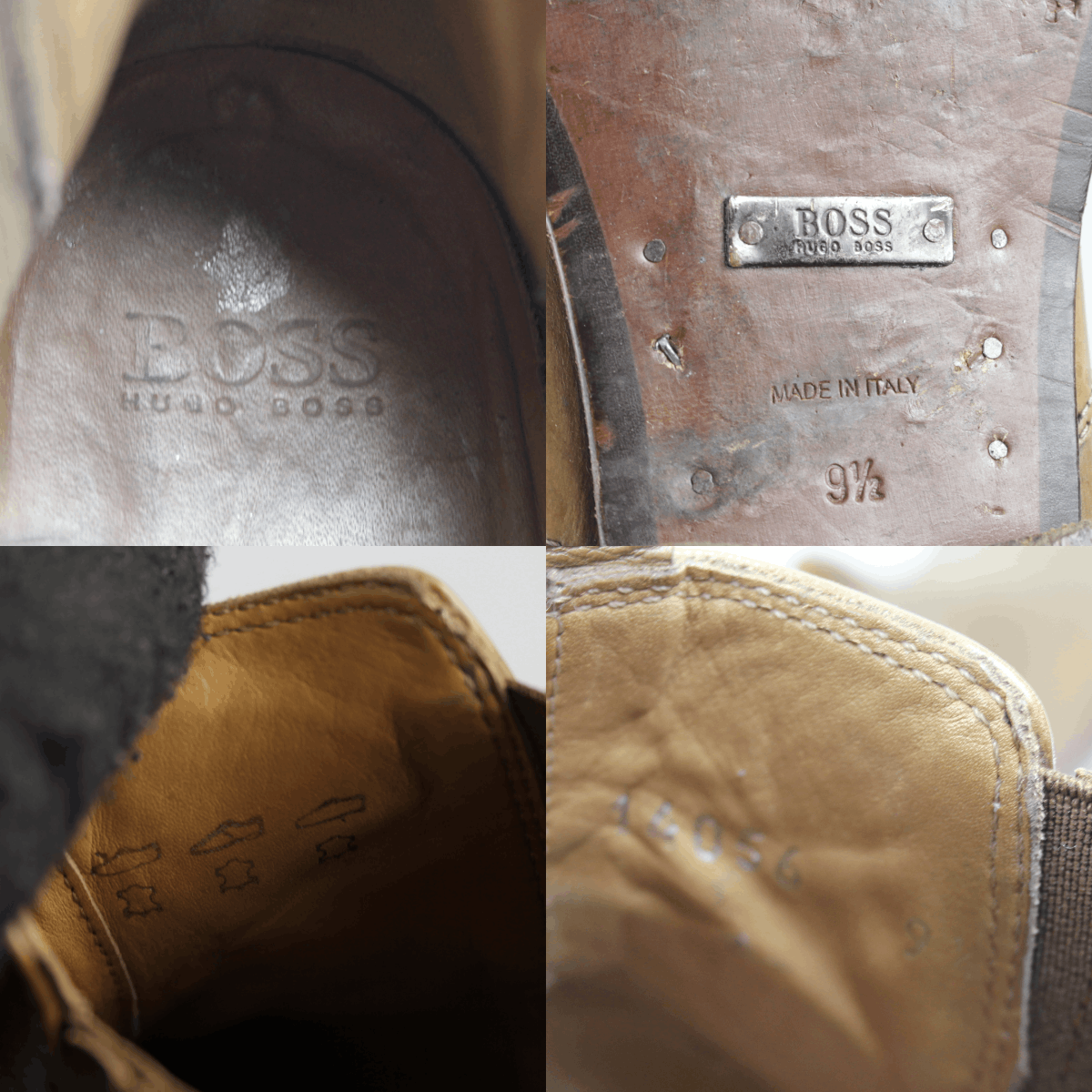 Hugo Boss 00S Y2K Cowboy Ankle Biker Boots Vintage Size US 10.5 / EU 43-44 - 14 Thumbnail