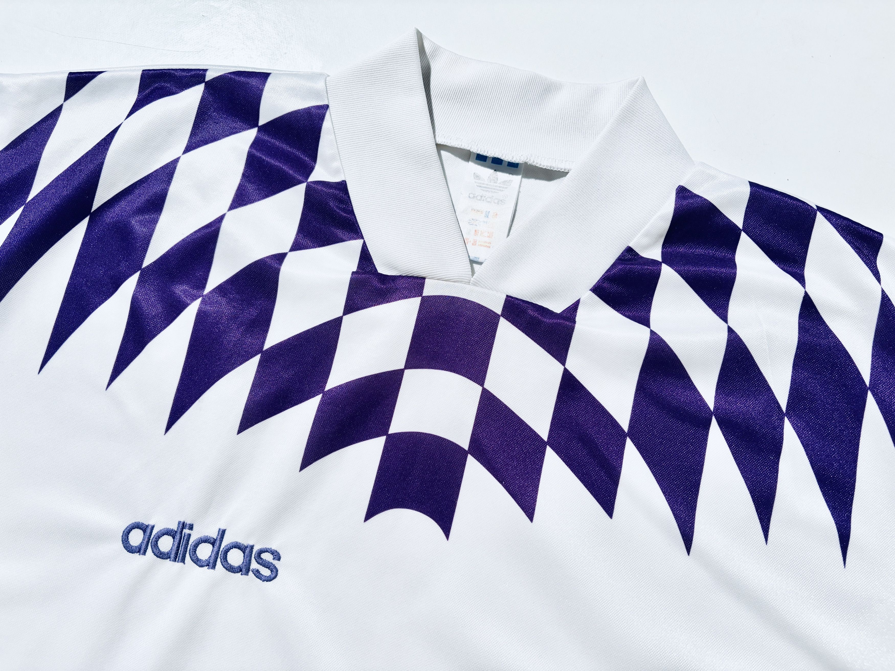 Adidas 90s Vintage Template Football Shirt 1990s Austria Vienna Size US XL / EU 56 / 4 - 6 Thumbnail