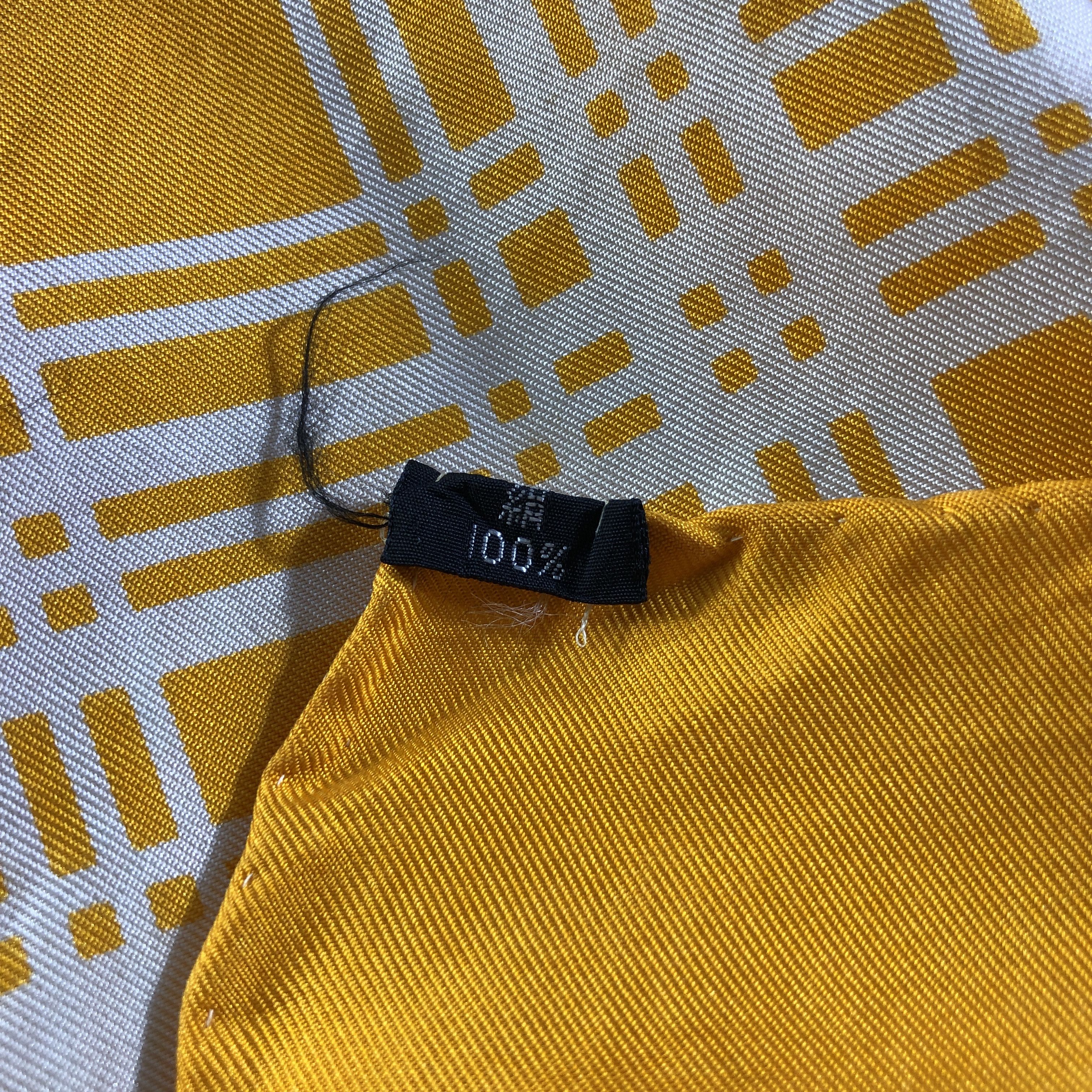 Yves Saint Laurent Yves Saint Laurent Hand Rolled Silk Scarf M1158 Size ONE SIZE - 6 Thumbnail