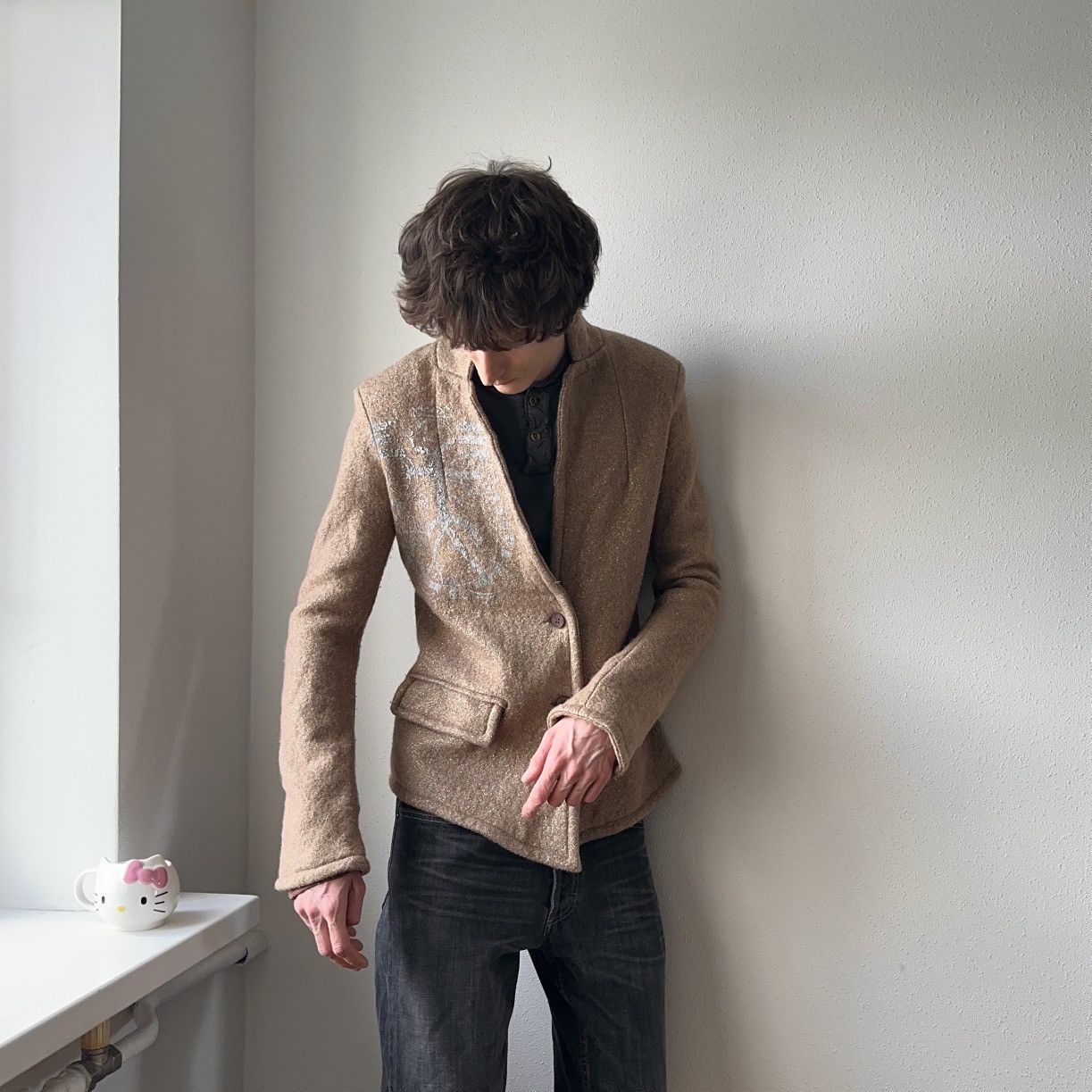 The People Of The Labyrinths RARE The People of The Labyrinths Wool Silk Jacket Plein Sud Size US S / EU 44-46 / 1 - 6 Thumbnail