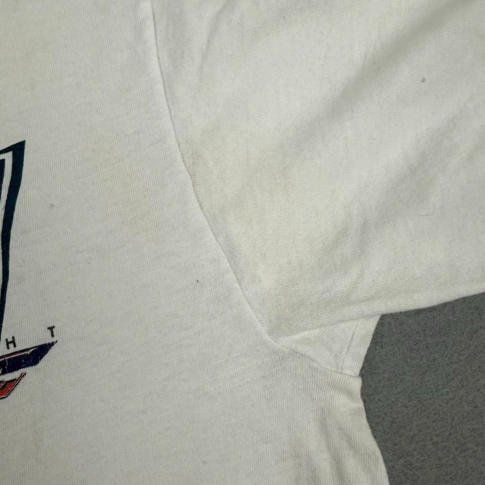 Nike Vintage Nike Shirt XL Men White Flight USA Tee Short Sleeve 80s Shirt Mens XL White USA Flight Nike Shirt Size US XL / EU 56 / 4 - 6 Thumbnail