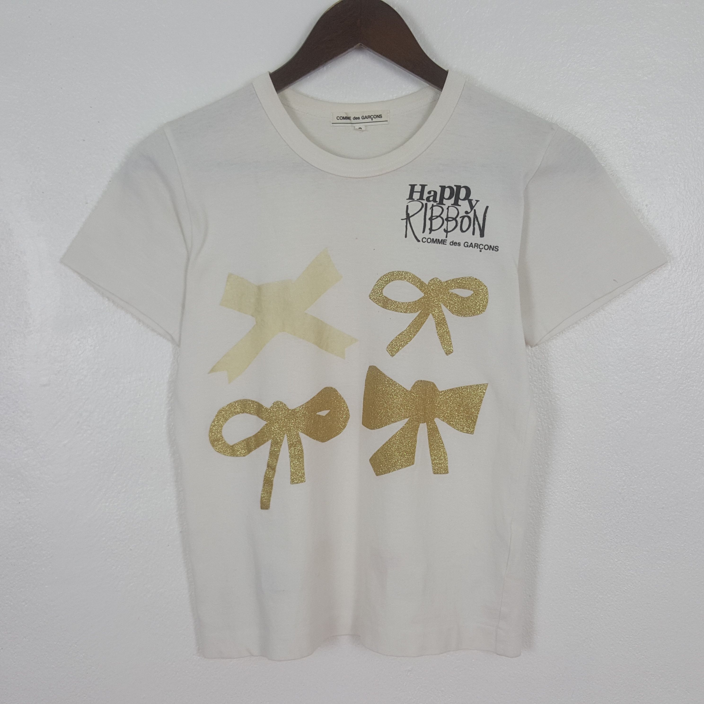 Comme des Garcons Vintage Comme des Garçons Ribbon Women Tshirt Size XS / US 0-2 / IT 36-38 - 1 Thumbnail