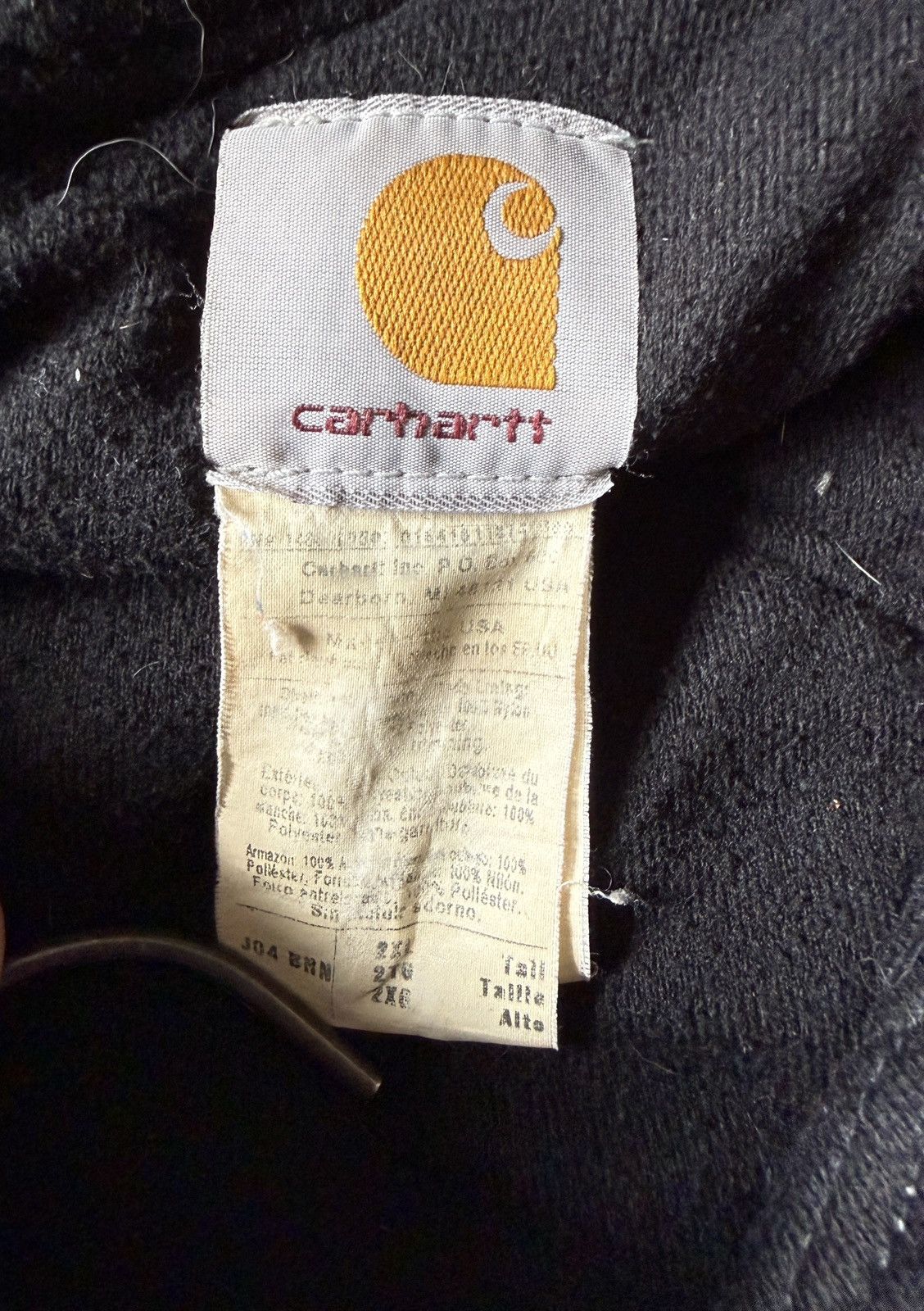 Carhartt Vintage Carhartt Canvas Hooded Work Jacket J04 Brown Size US XXL / EU 58 / 5 - 8 Thumbnail