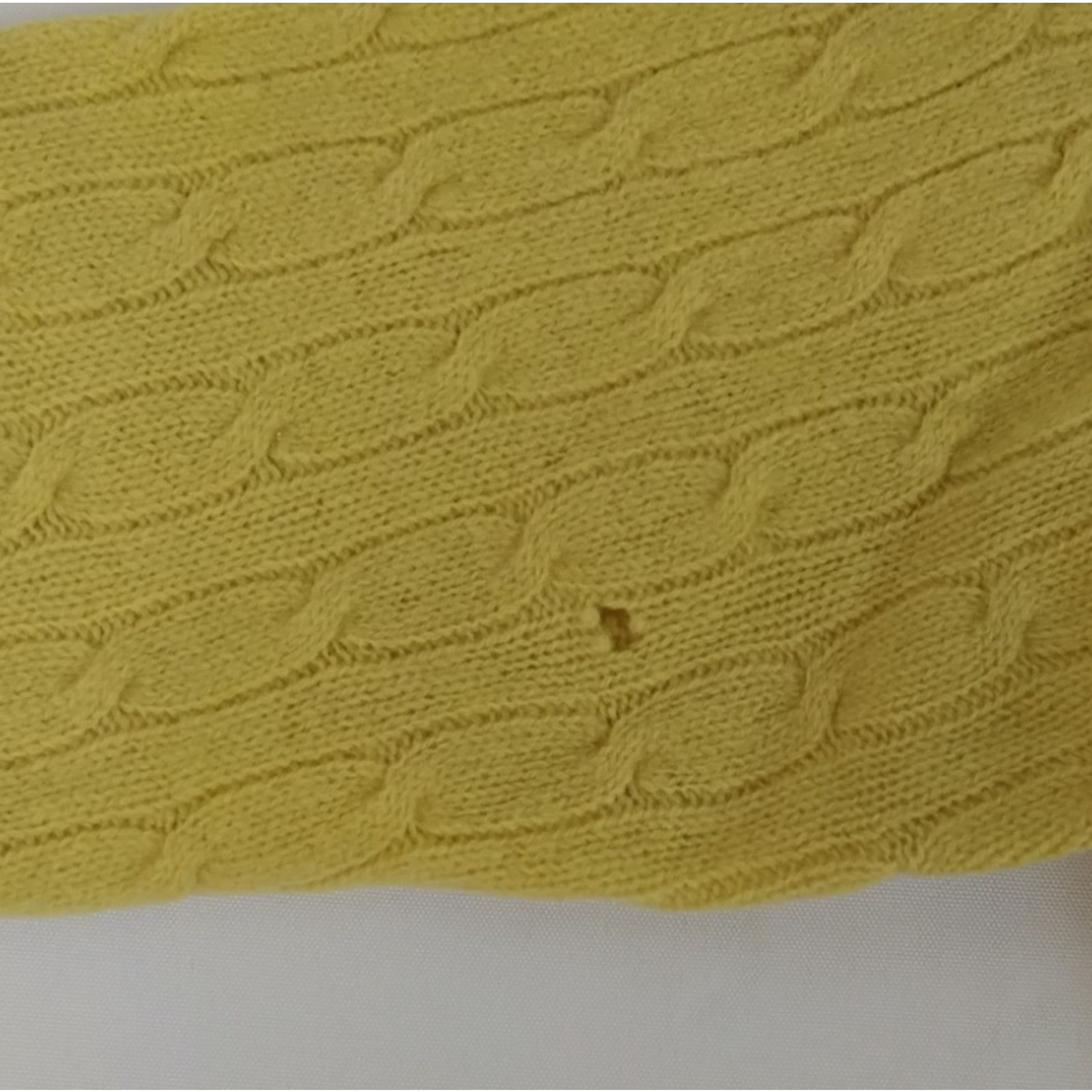 Ralph Lauren Ralph Lauren Lambswool Sweater Women's S Yellow Cable Worn Size S / US 4 / IT 40 - 8 Thumbnail