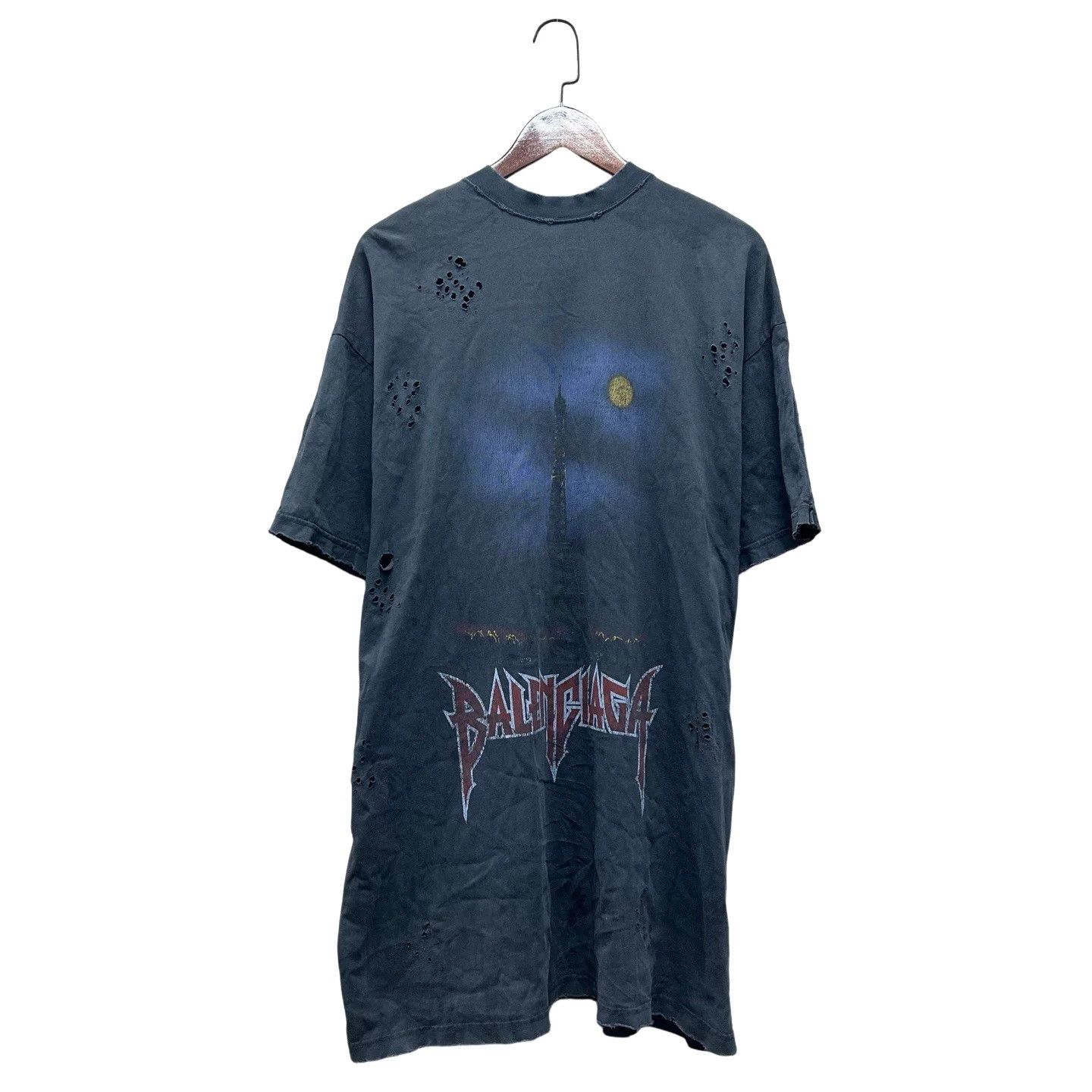 Balenciaga Balenciaga Bitcoin Graphic Print T-Shirt Size M Size US M / EU 48-50 / 2 - 1 Thumbnail