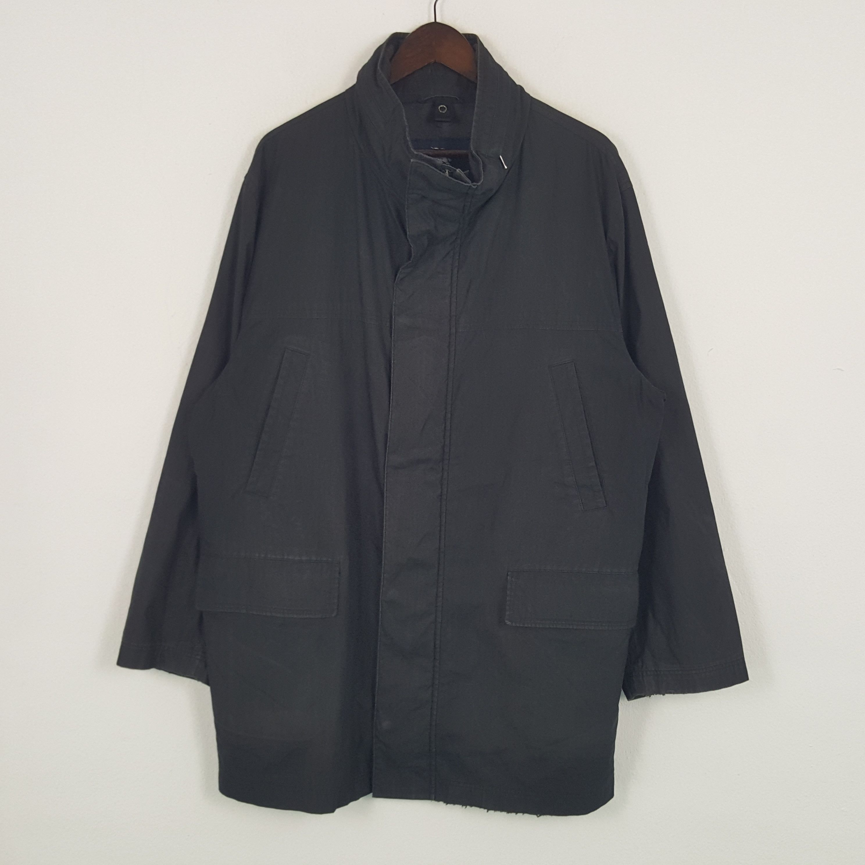 Burberry × Vintage Vintage Burberry London Custom Art Spellout Long Jacket Size US L / EU 52-54 / 3 - 3 Thumbnail