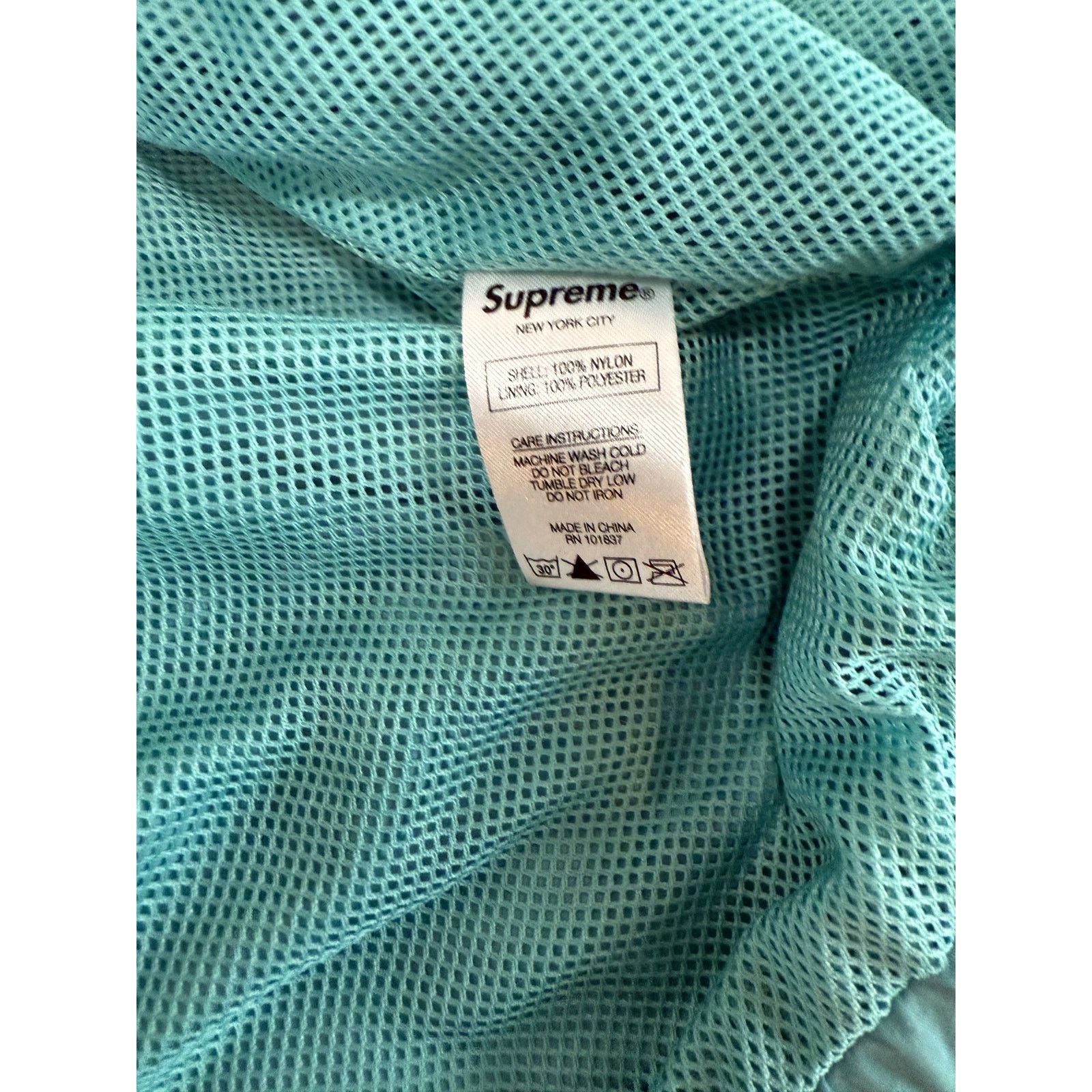 Supreme Supreme Light Blue Classic Logo Taping Track Jacket | M Size US M / EU 48-50 / 2 - 8 Thumbnail