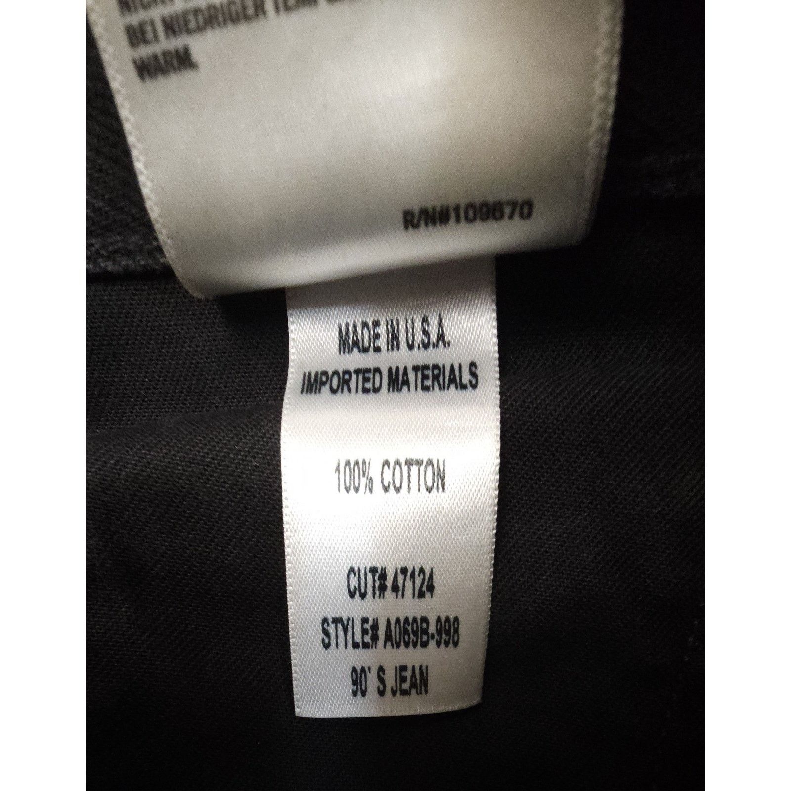Agolde AGOLDE 90s Womens Mid Rise Loose Straight In Audio Size 27 Size 27" / US 4 / IT 40 - 9 Thumbnail