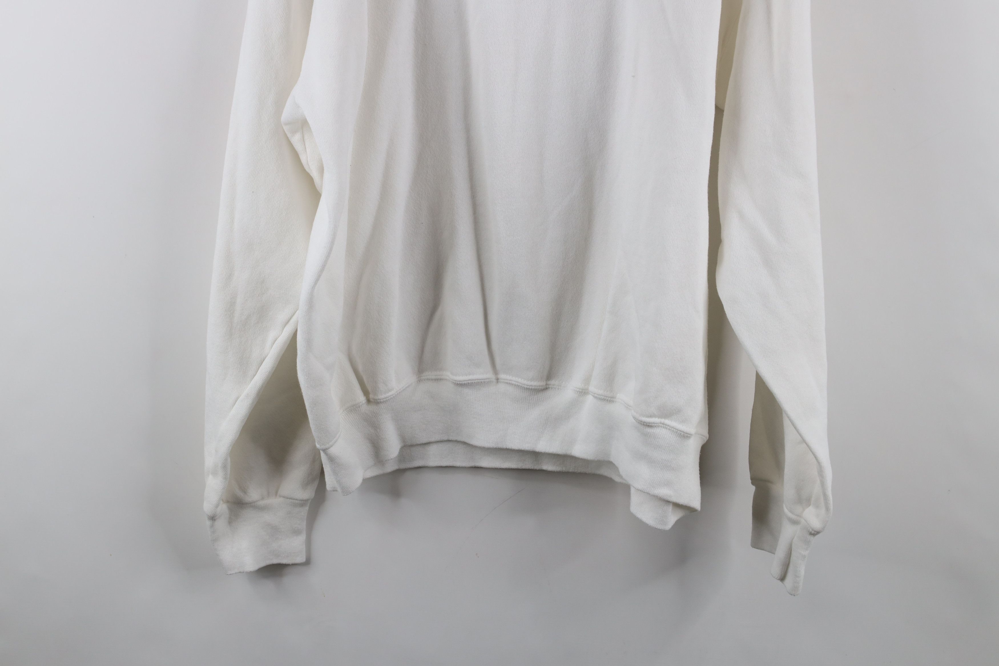 Vintage Vintage 80s 90s Streetwear Crewneck Sweatshirt White USA Size US XL / EU 56 / 4 - 12 Thumbnail
