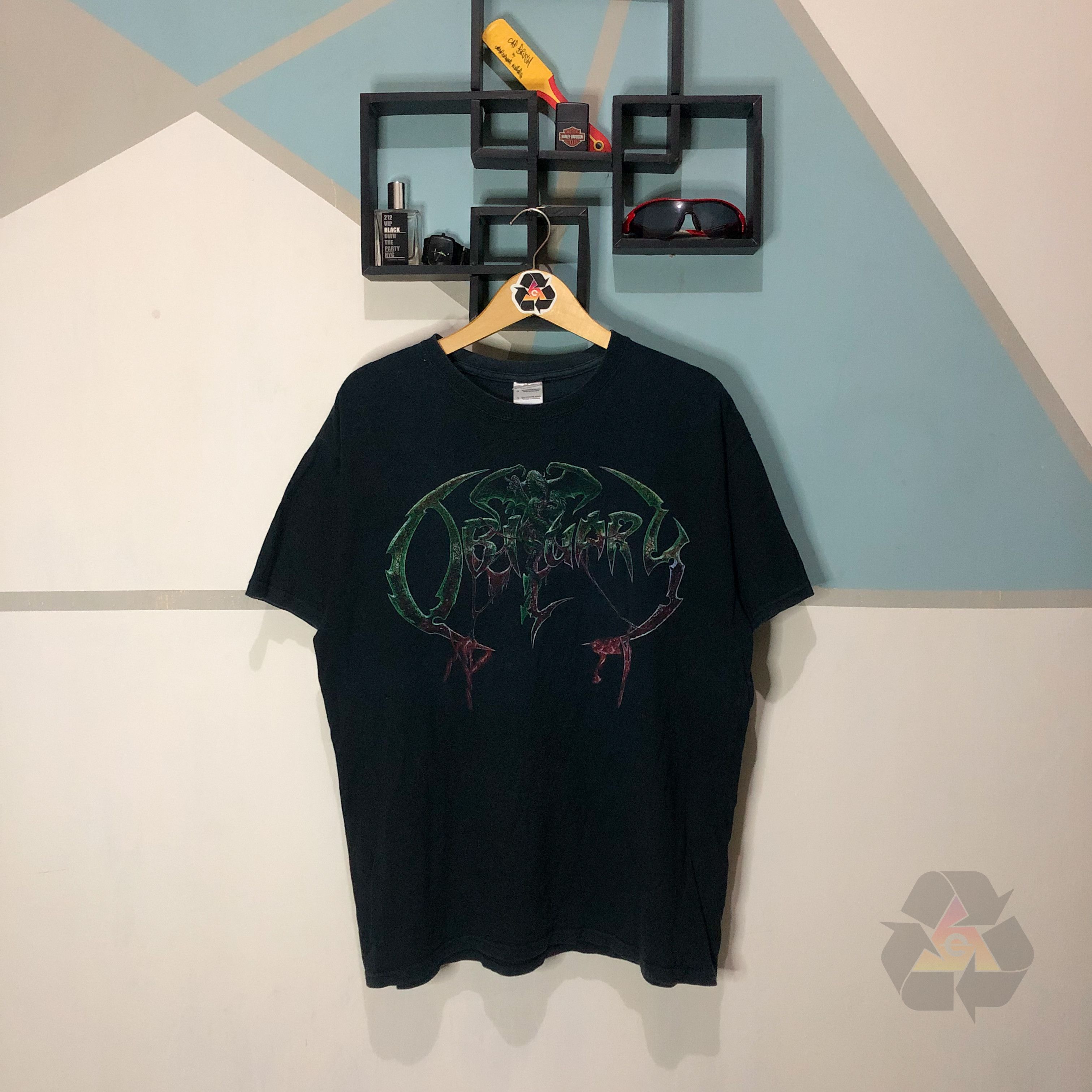 Band Tees × Vintage RARE Obituary Left To Die Death Metal T-Shirt Size US L / EU 52-54 / 3 - 2 Thumbnail