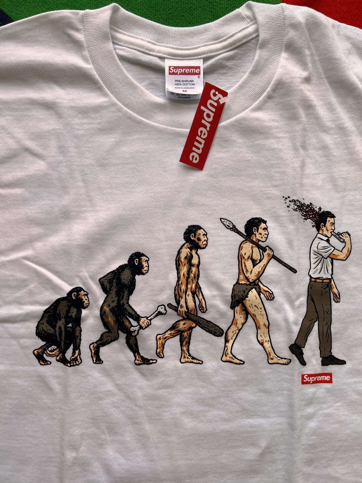 【新品】Supreme Evolution Tee Lサイズ White Supreme Supreme Evolution Tee White L ape human t-shirt primitive
