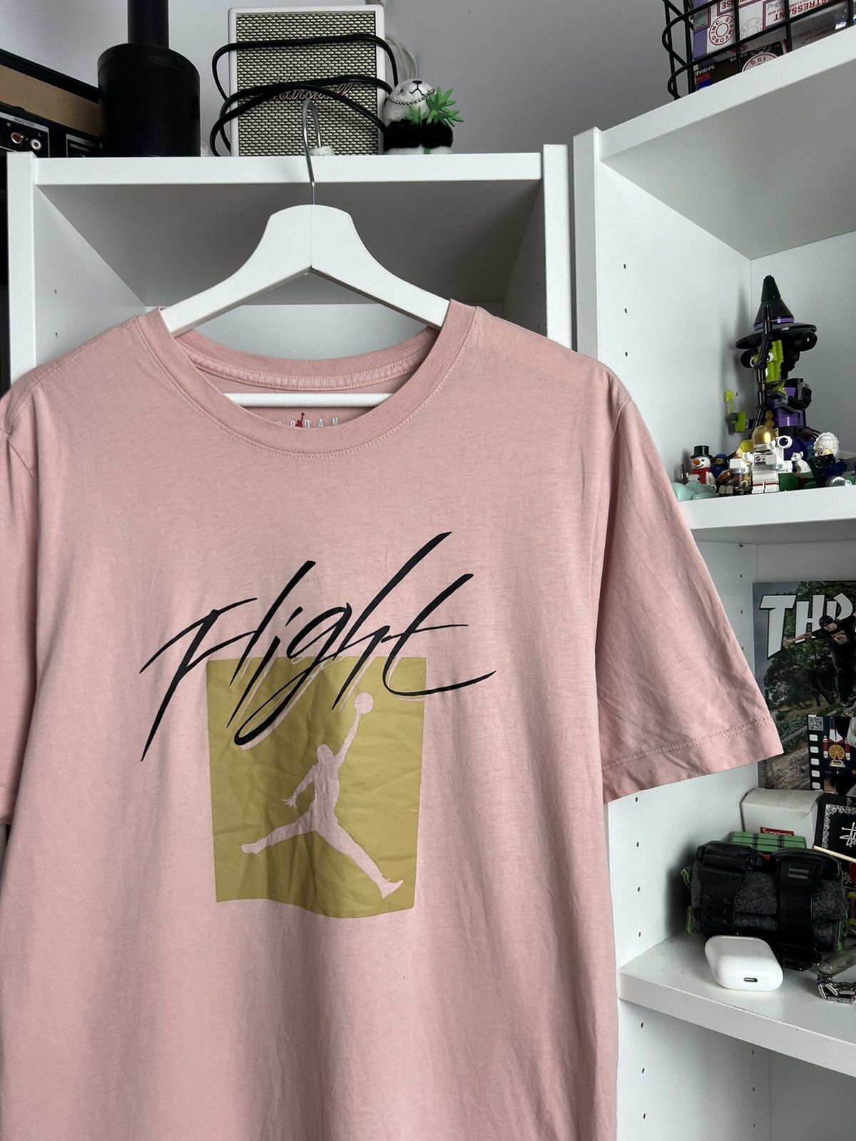 Jordan Brand × NBA Nike Jordan big logo printed t-shirt L basketball NBA rare Size US L / EU 52-54 / 3 - 3 Thumbnail