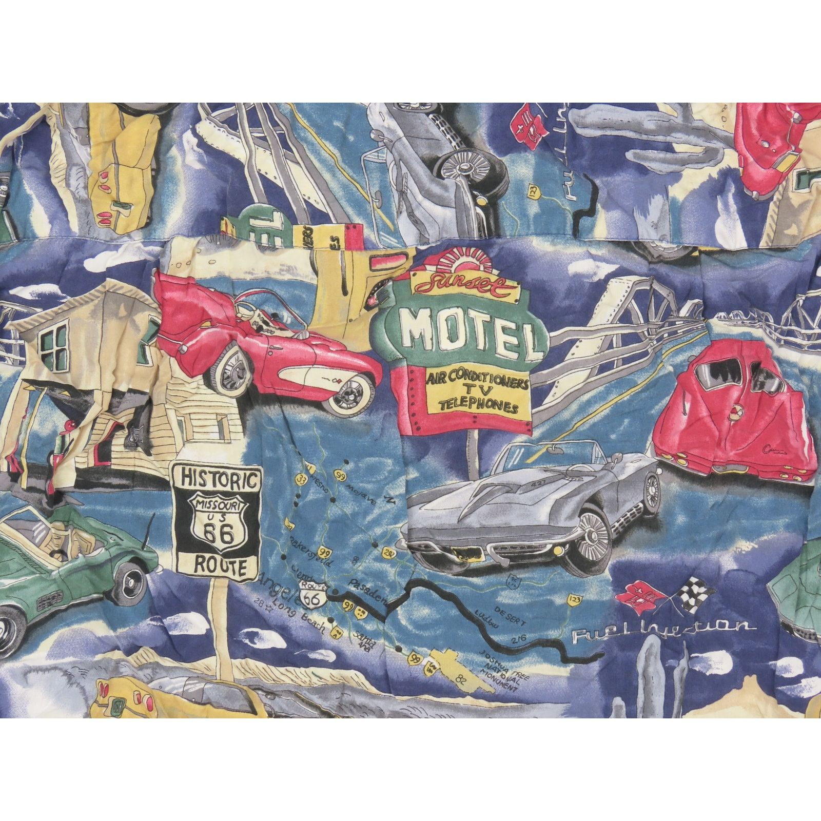 Other Vintage Route 66 California Tourist Hawaiian Aloha Shirt Size US M / EU 48-50 / 2 - 5 Thumbnail
