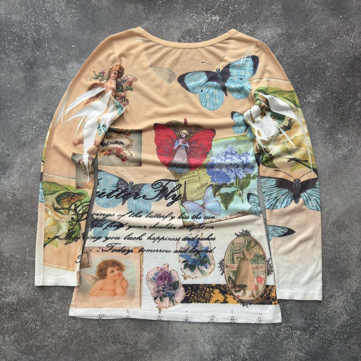 20471120 × Japanese Brand × Vintage JPG Jean Paul Gaultier Style Vintage Long Sleeve Top Size M / US 6-8 / IT 42-44 - 12 Thumbnail