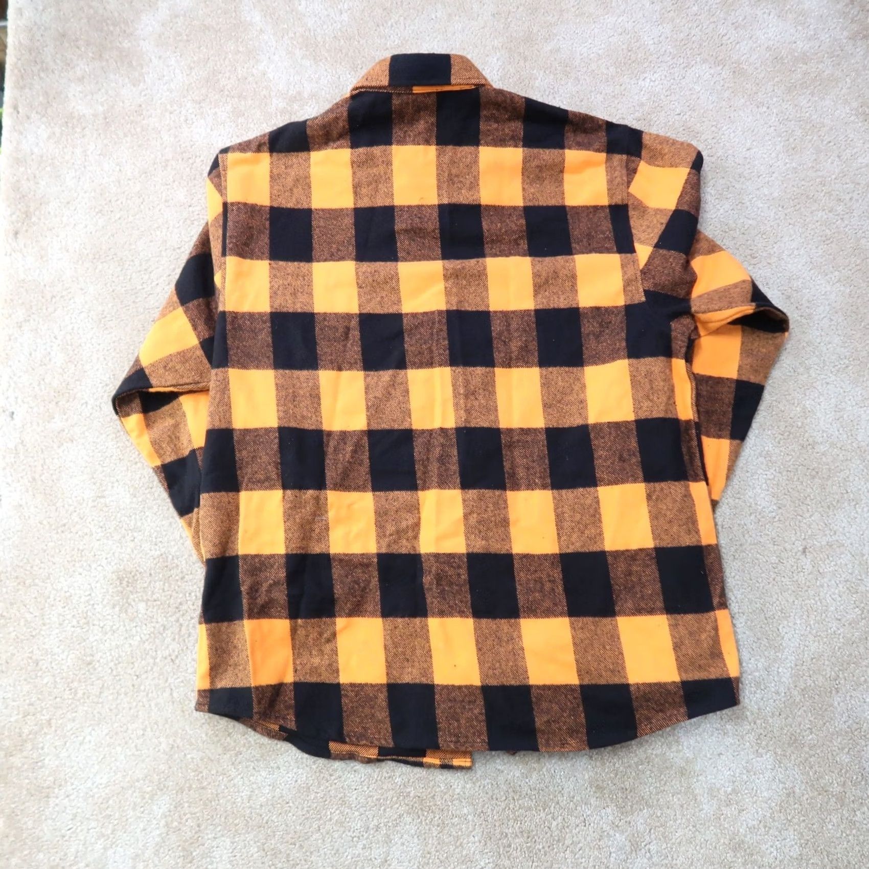 Rothco Rothco Button-Up Flannel Shirt Men's 2XL Orange Plaid Long Sleeve Button Front Size US XXL / EU 58 / 5 - 5 Thumbnail