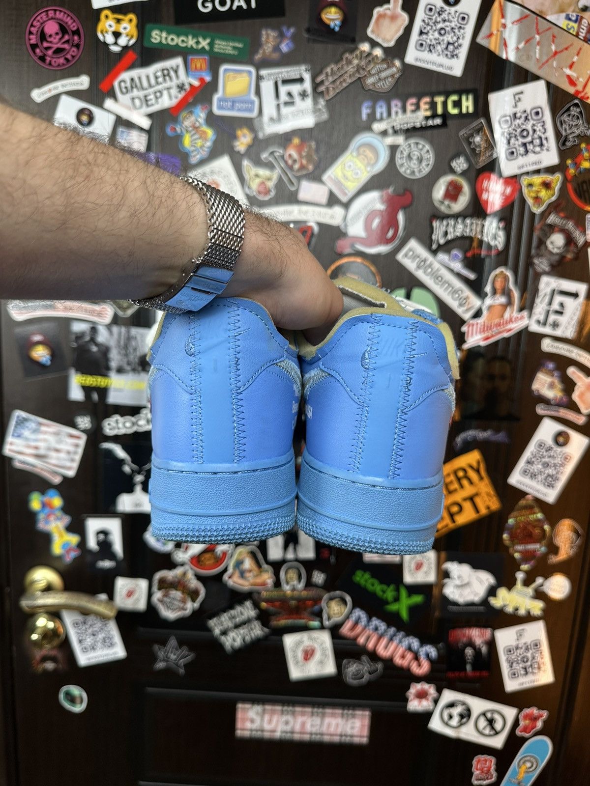 Nike × Off-White NIKE X OFF-WHITE AIR FORCE 1 MCA Size US 9.5 / EU 42-43 - 14 Thumbnail