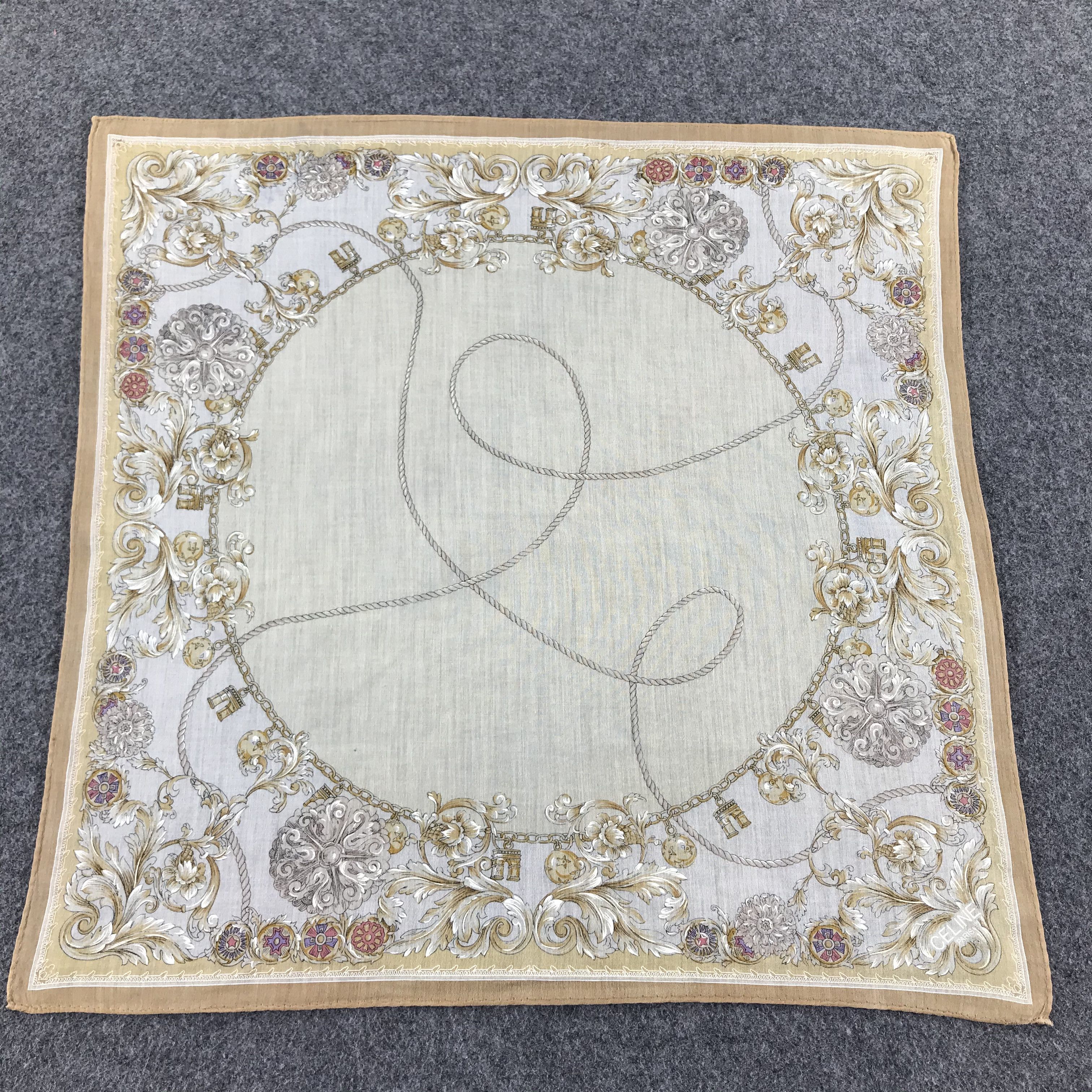 Celine Celine Handkerchief Neckerchief Bandana H315 Size ONE SIZE - 1 Thumbnail