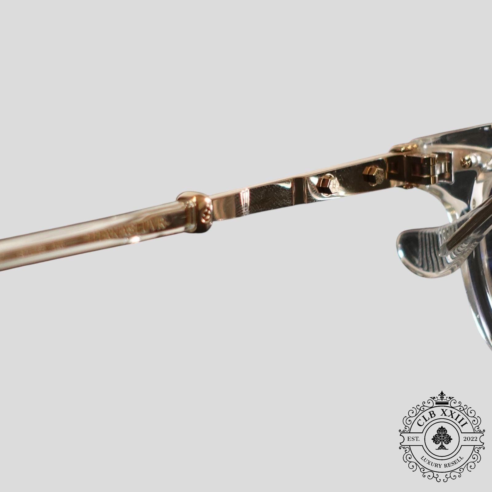 Chrome Hearts Chrome Hearts Tittansluvr Glasses in Clear/Gold Size ONE SIZE - 6 Thumbnail