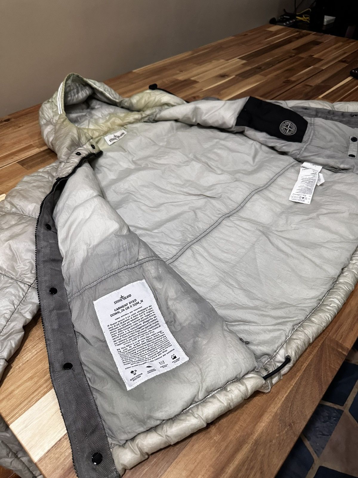 Stone Island STONE ISLAND GARMENT DYED DOWN 26 GR X SQM-N Puffer Jacket Size US S / EU 44-46 / 1 - 25 Thumbnail