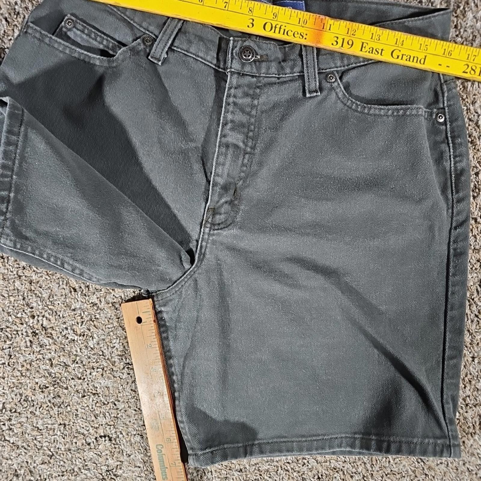 Faded Glory Faded Glory Relaxed Fit Sz 12 Green Gray Shorts Size US 32 / EU 48 - 4 Thumbnail