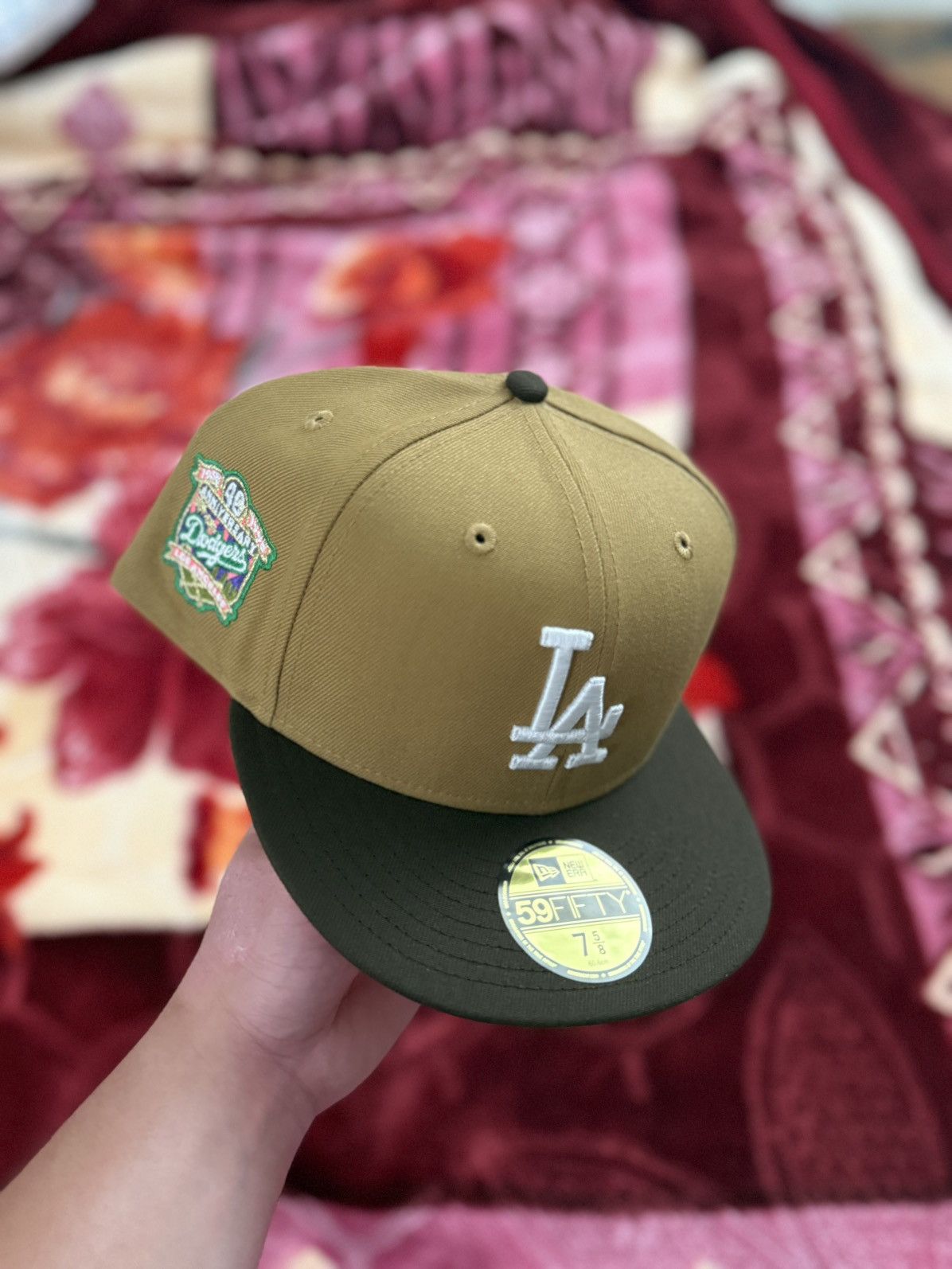 New Era Mag Park LA Dodgers Bagel & Lox Wheat/Walnut Fitted 7 5/8 Size ONE SIZE - 1 Thumbnail