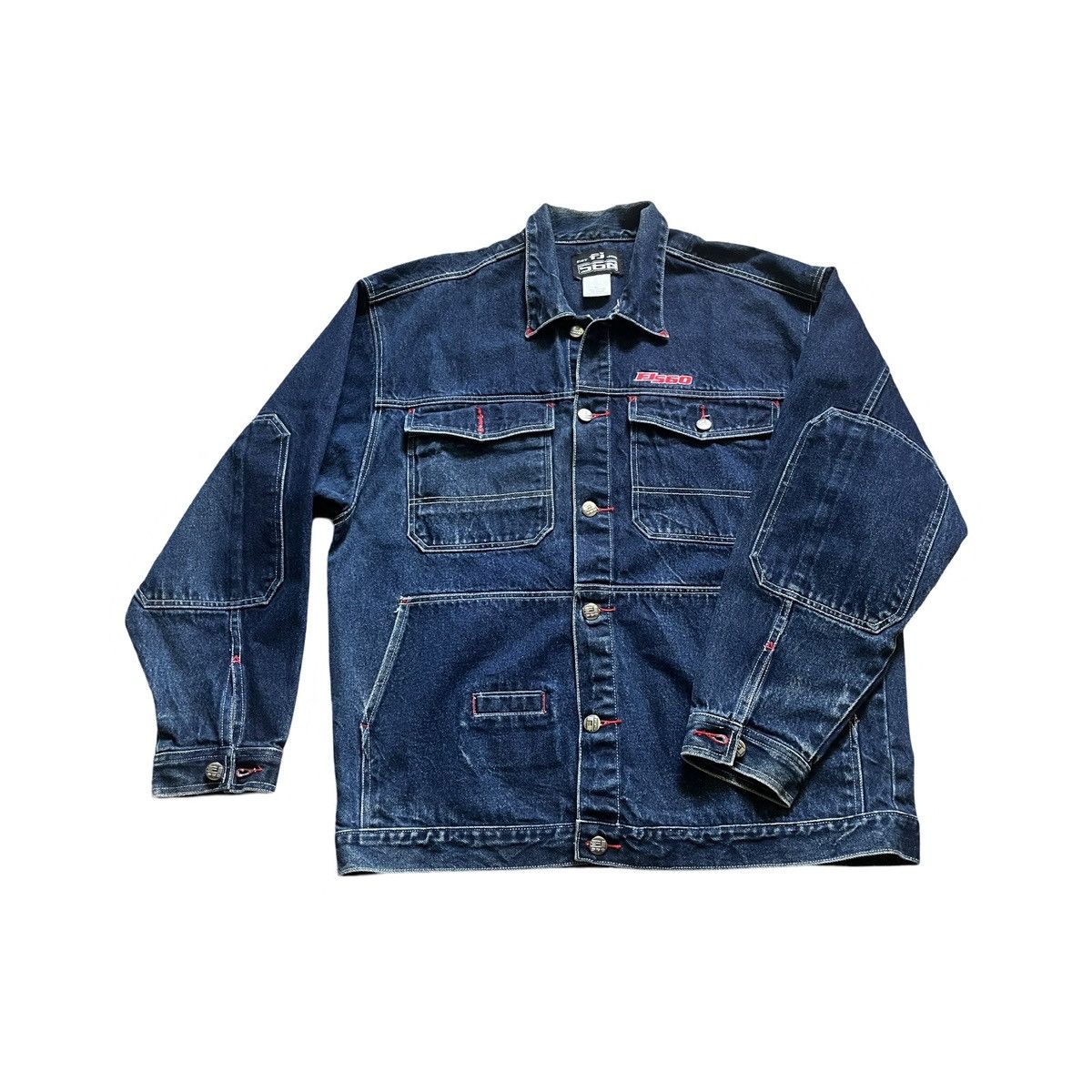 Vintage Vintage FJ560 Fat Joe Men’s Thrashed Denim Jacket Sz XL Size US XL / EU 56 / 4 - 1 Thumbnail
