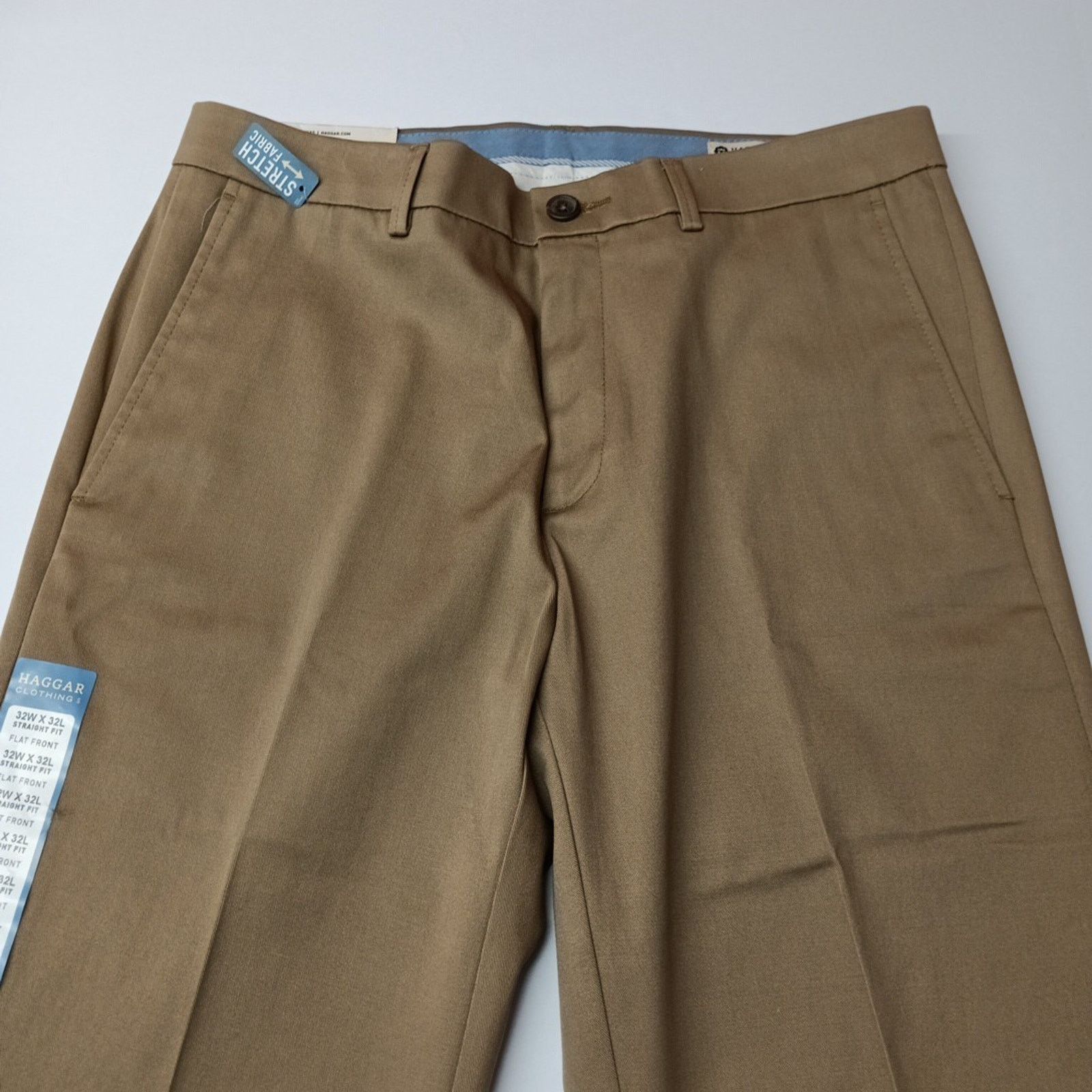 Haggar Haggar Premium No Iron Khakis Men's 32x32 Br Khaki Straight Size US 32 / EU 48 - 4 Thumbnail