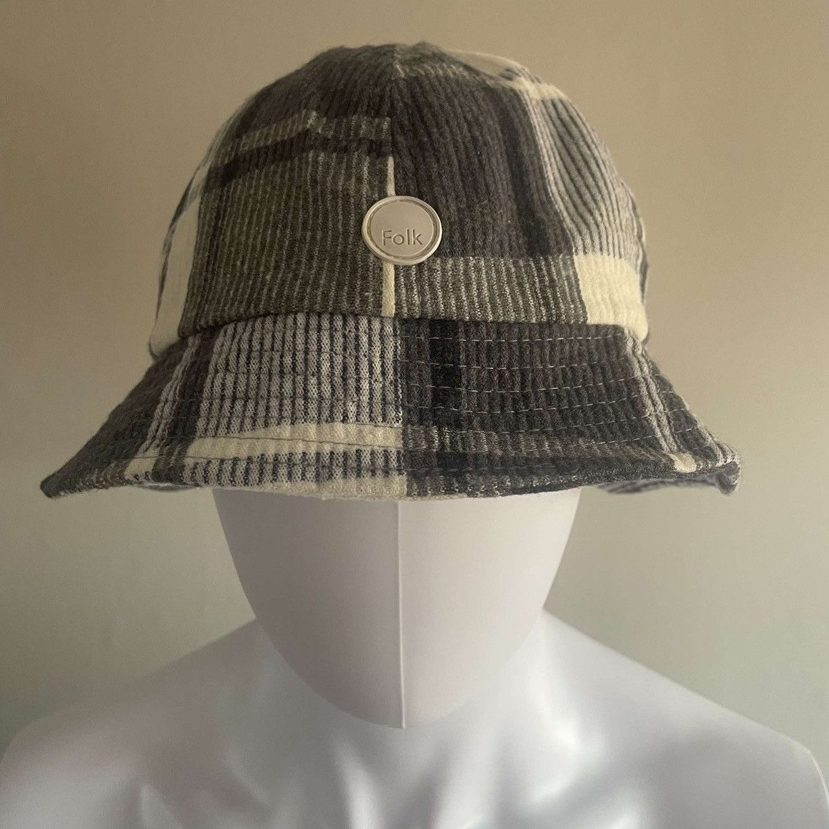 Folk Folk Check Bucket Hat Size ONE SIZE - 2 Thumbnail