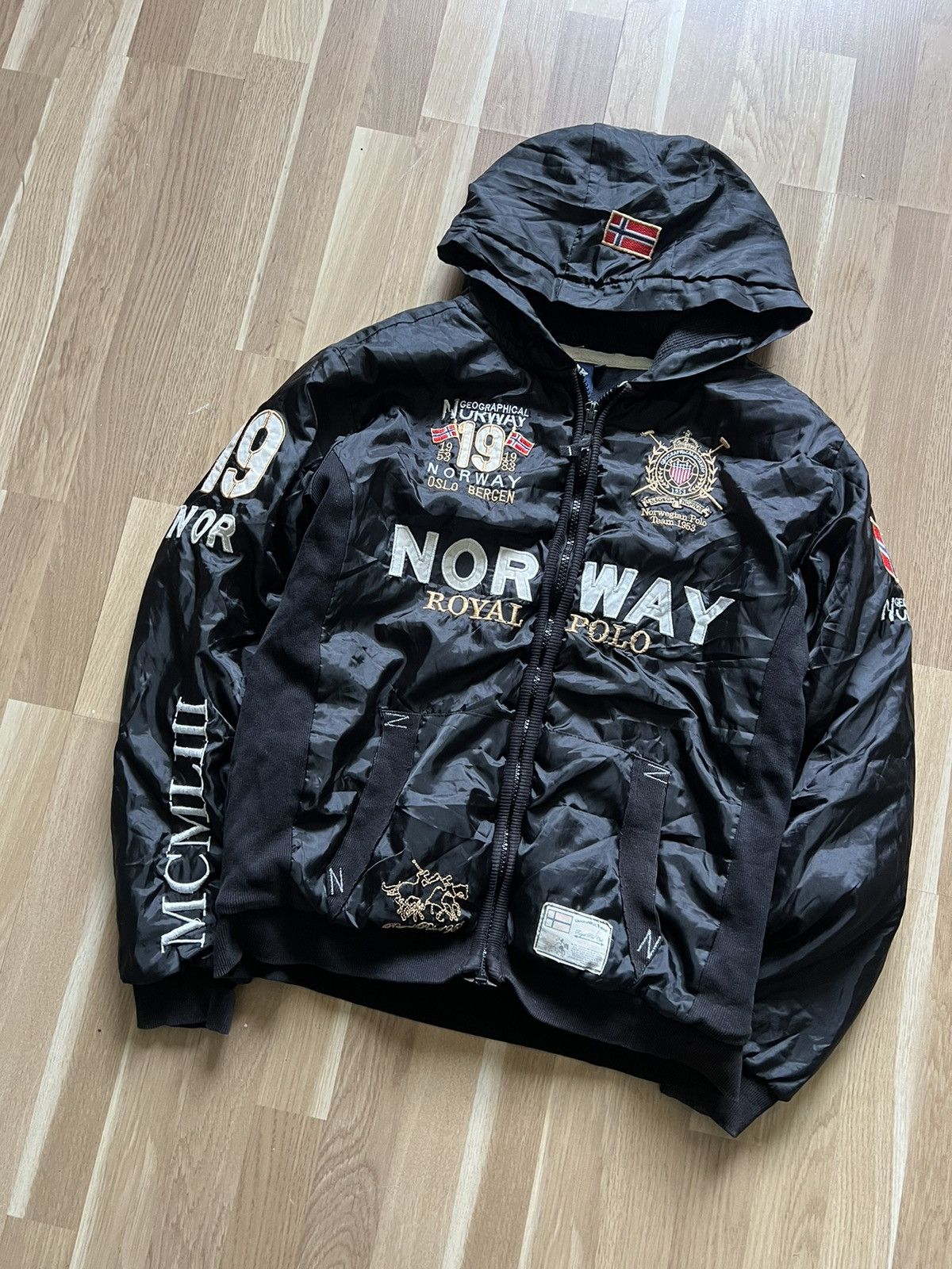 Polo Ralph Lauren Vintage ralph lauren style jacket big logo norway number 19 Size US L / EU 52-54 / 3 - 2 Thumbnail