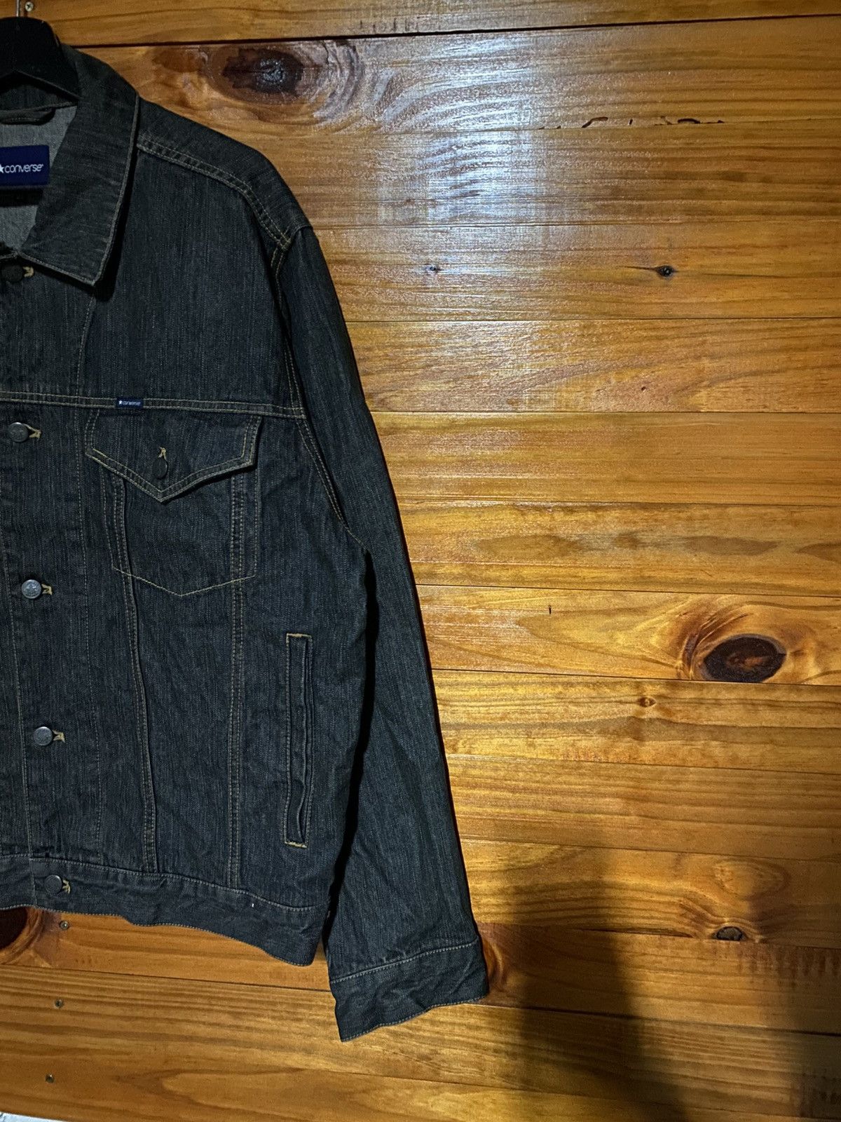 Converse Converse Denim Trucker Jacket | Vintage Indigo Jean Jacket Size US XXL / EU 58 / 5 - 7 Thumbnail
