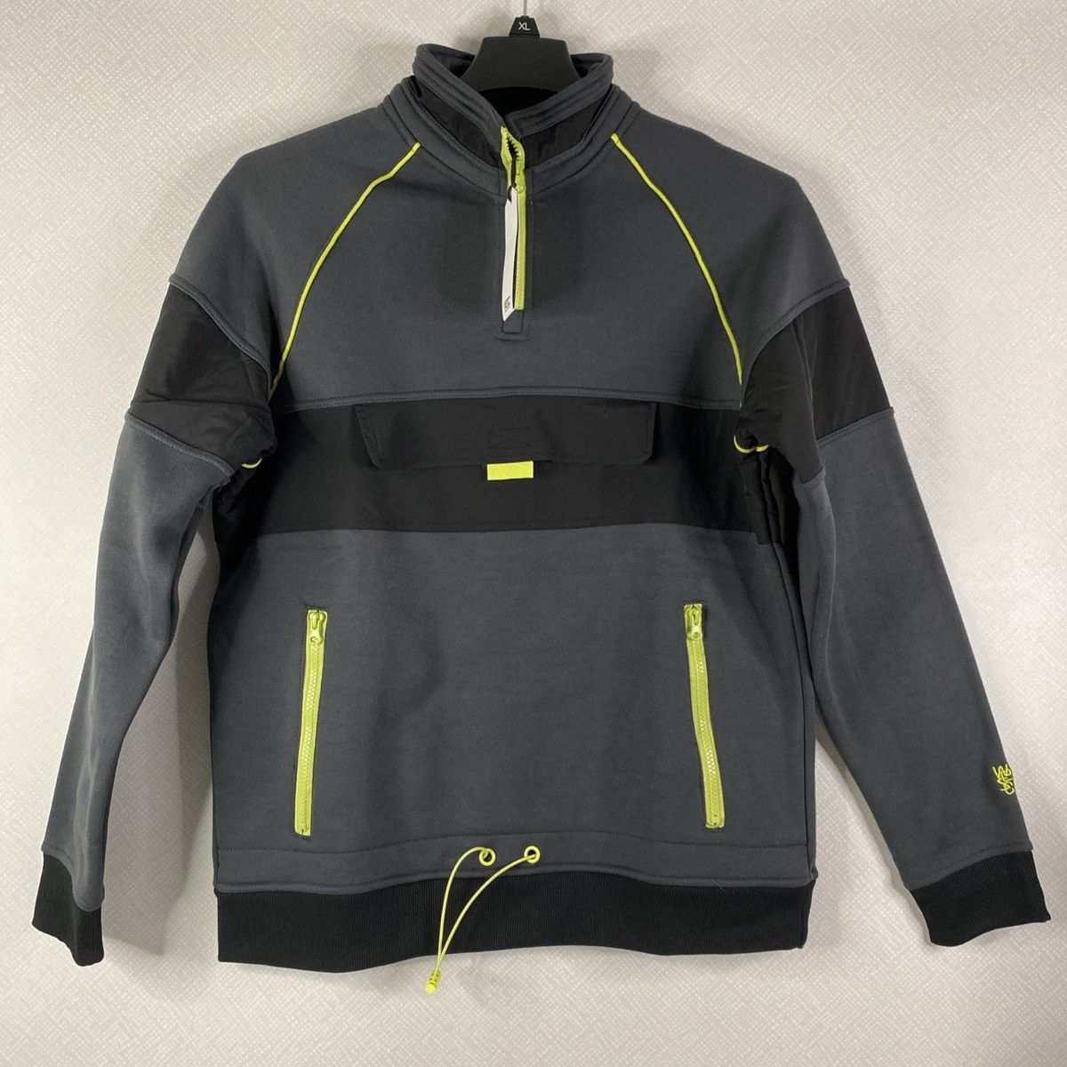 WeSC WESC Pullover Hoodie Jacket Pockets Gray Unisex M/L NWT Size L / US 10 / IT 46 - 1 Thumbnail