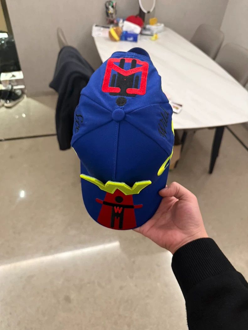 Walter Van Beirendonck walter van beirendonck Blue Atomic Bear Cap Size ONE SIZE - 2 Thumbnail