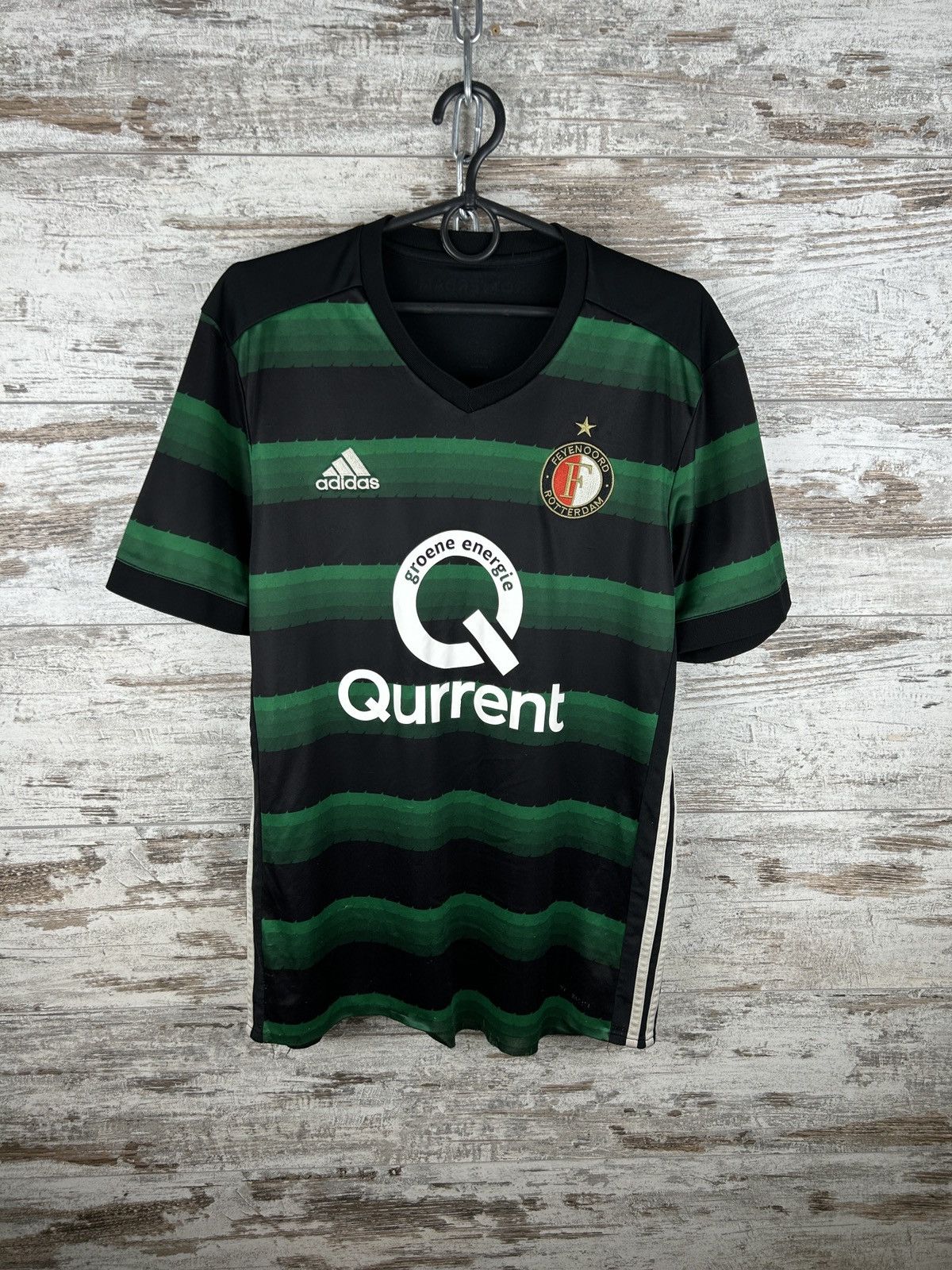 Adidas × Vintage Mens Vintage Adidas Feyenoord Rotterdam FC T-shirt soccer Size US M / EU 48-50 / 2 - 2 Thumbnail