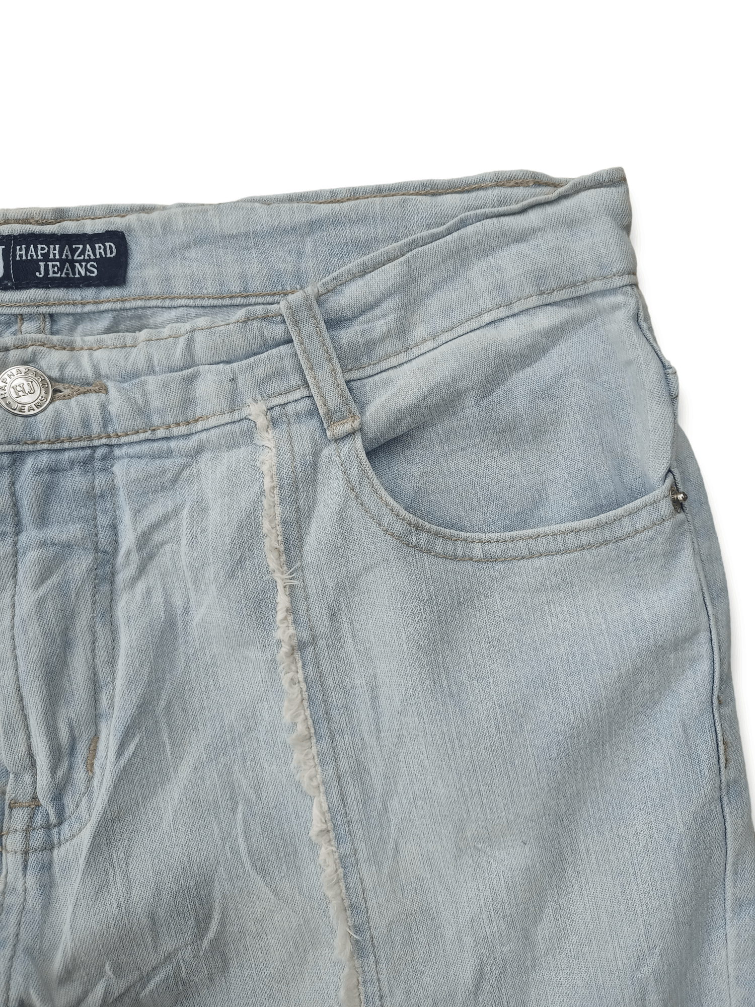 Japanese Brand Vintage Japanese Brand Light Wash Embroidered Flare Jeans Size 31" - 5 Thumbnail